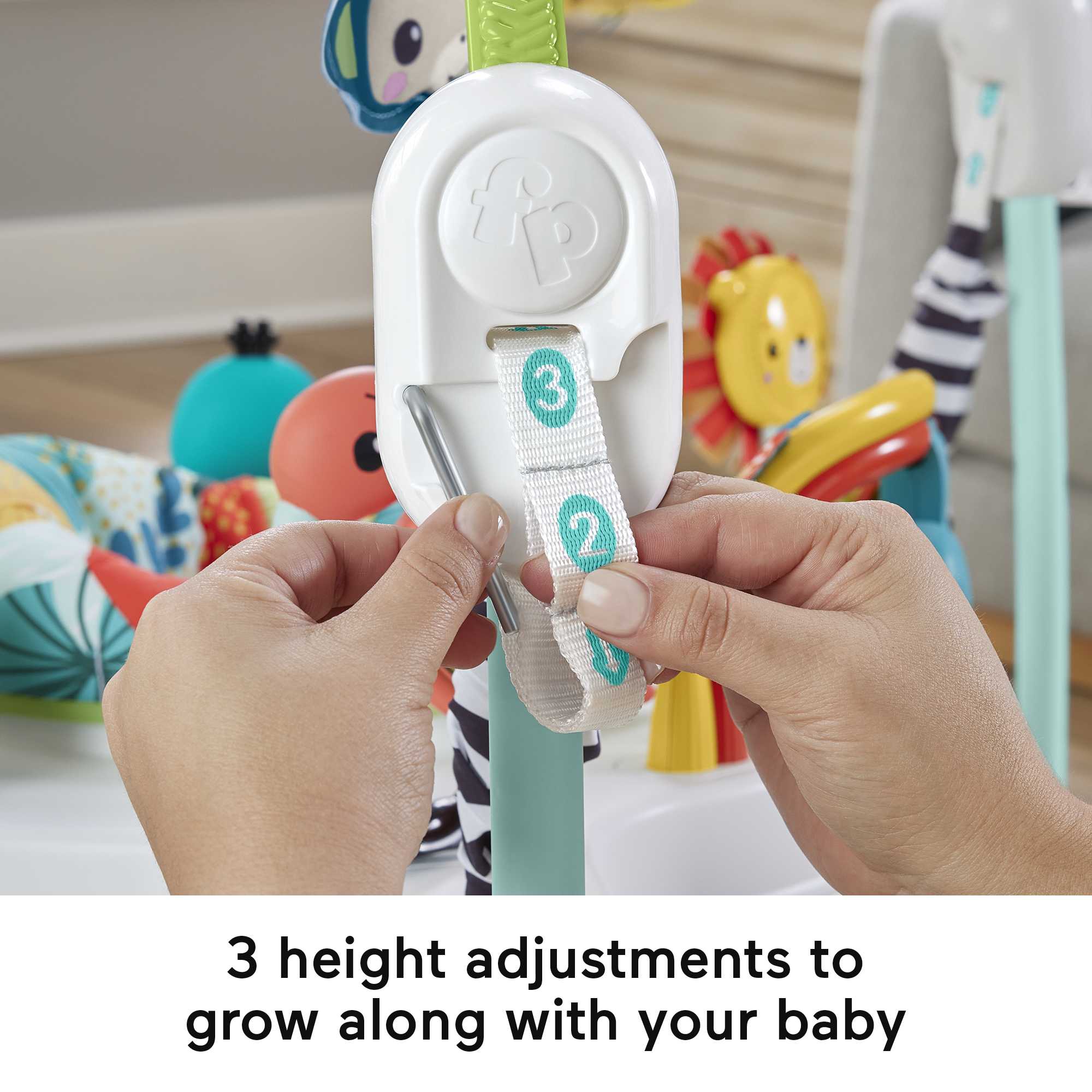 Fisher-Price Jumperoo Baby Activity Center With Lights And Sounds, Jumping Jungle