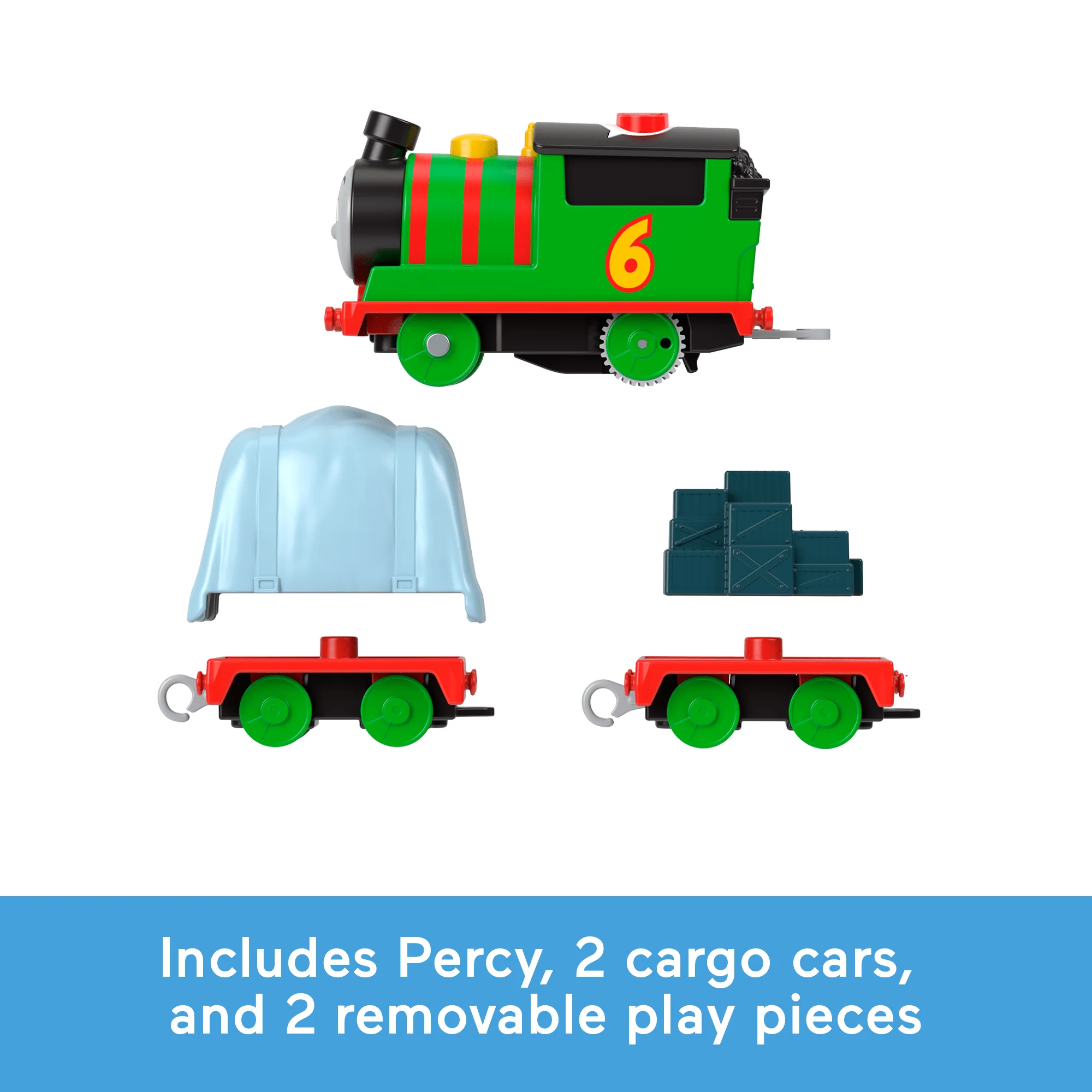 Thomas & Friends Talking Percy Toy Train, Motorized Engine With Phrases & Sounds
