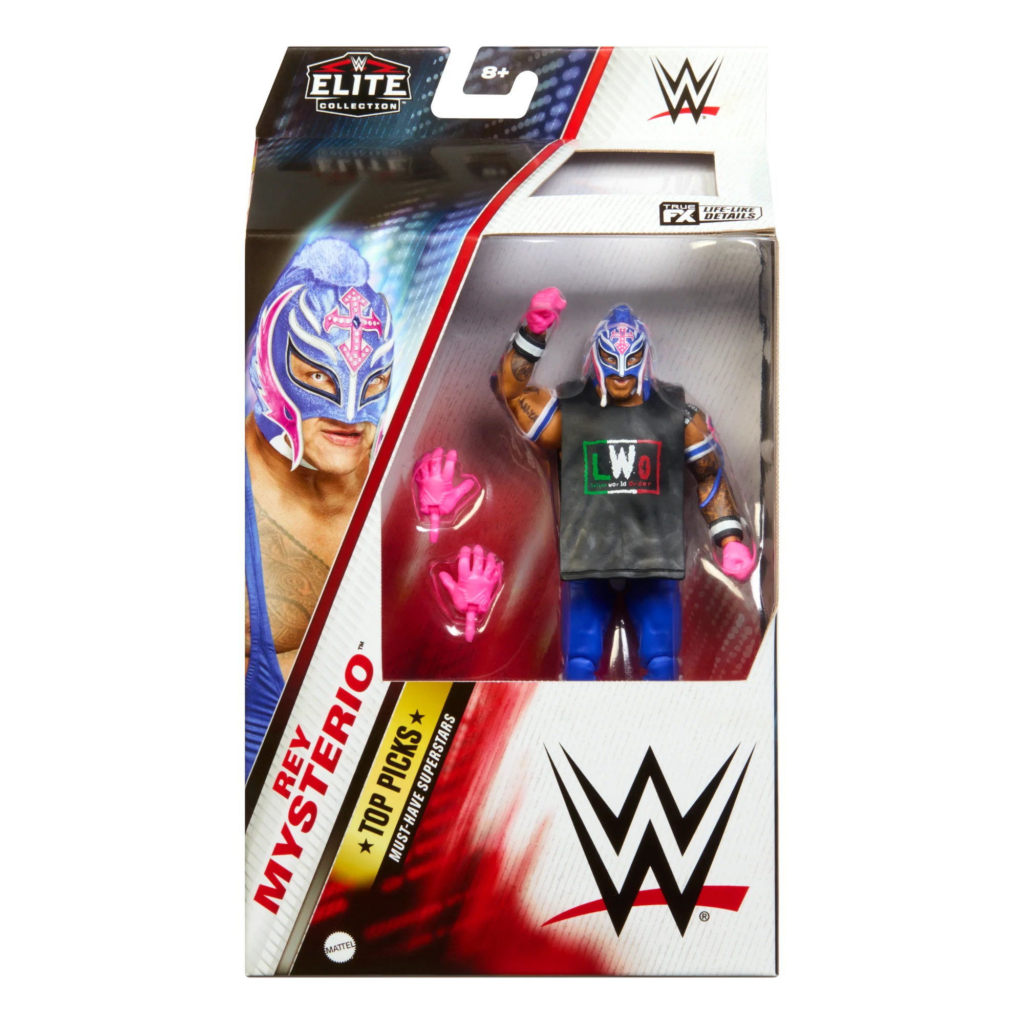 WWE Elite Top Picks Rey Mysterio Action Figure & Accessories Set, 6-Inch Collectible