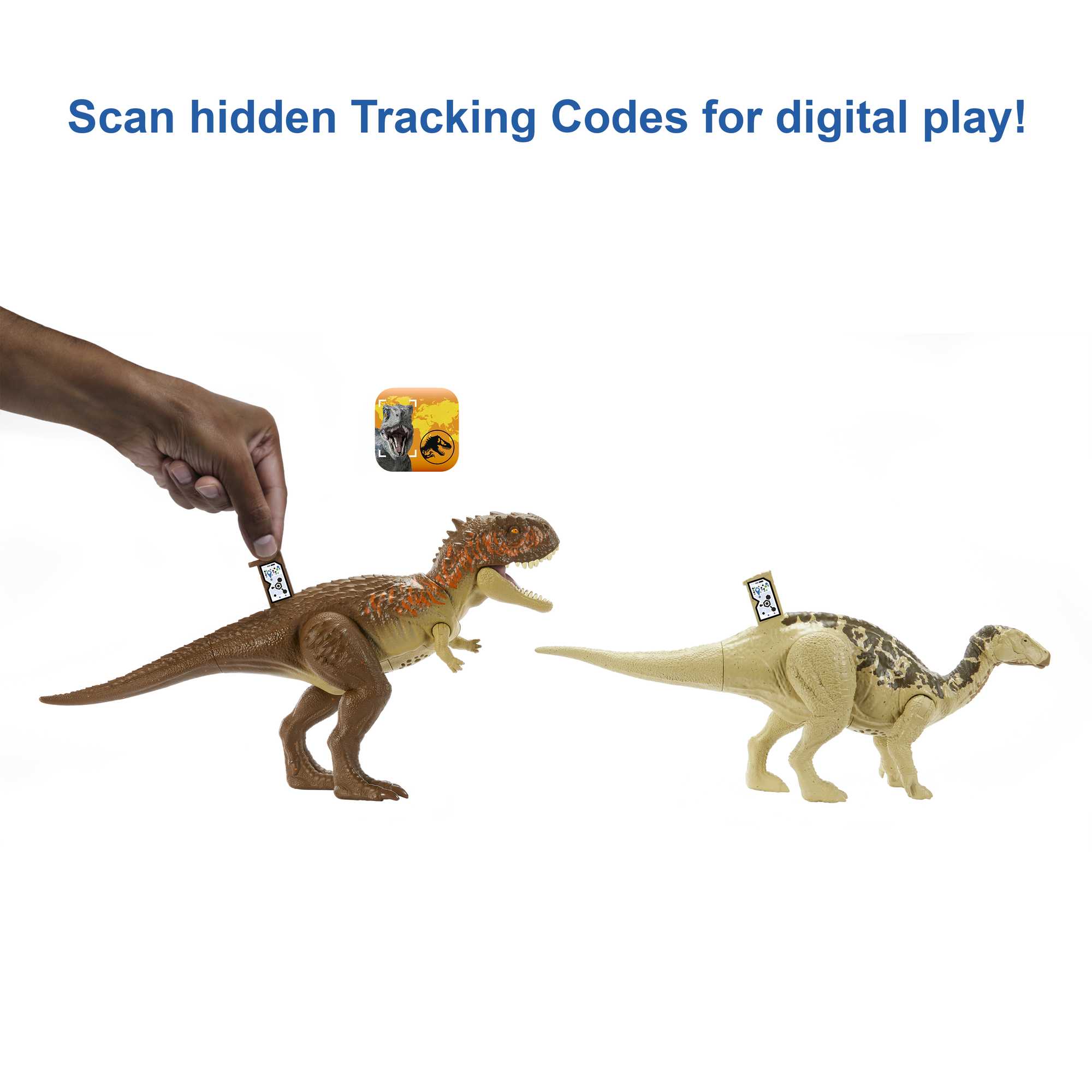 Jurassic World 2 Dinosaurs Roarin Strikers Iguanadon & Skorpiovenator