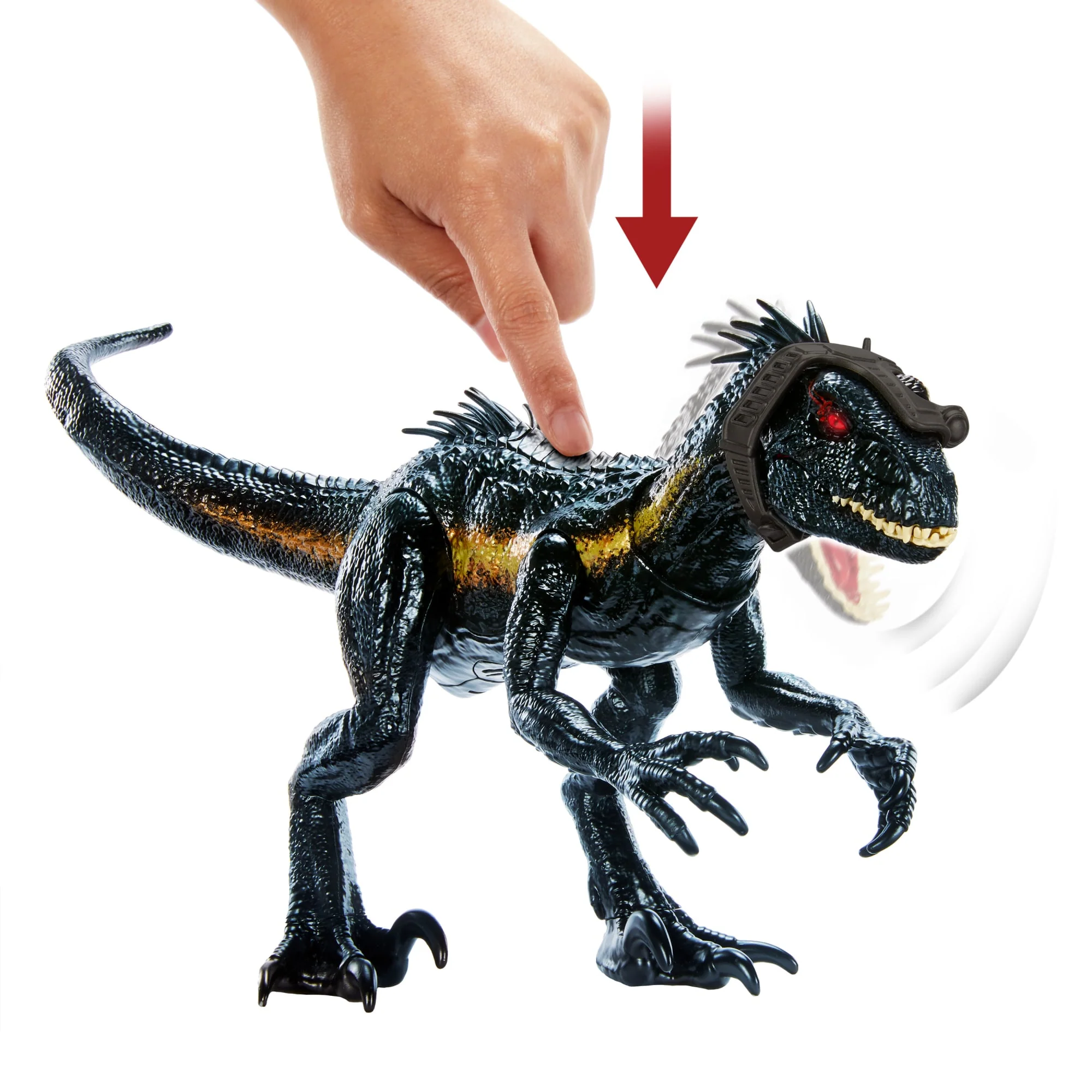Jurassic World Track 'n Attack Indoraptor Action Figure, Dinosaur Toys