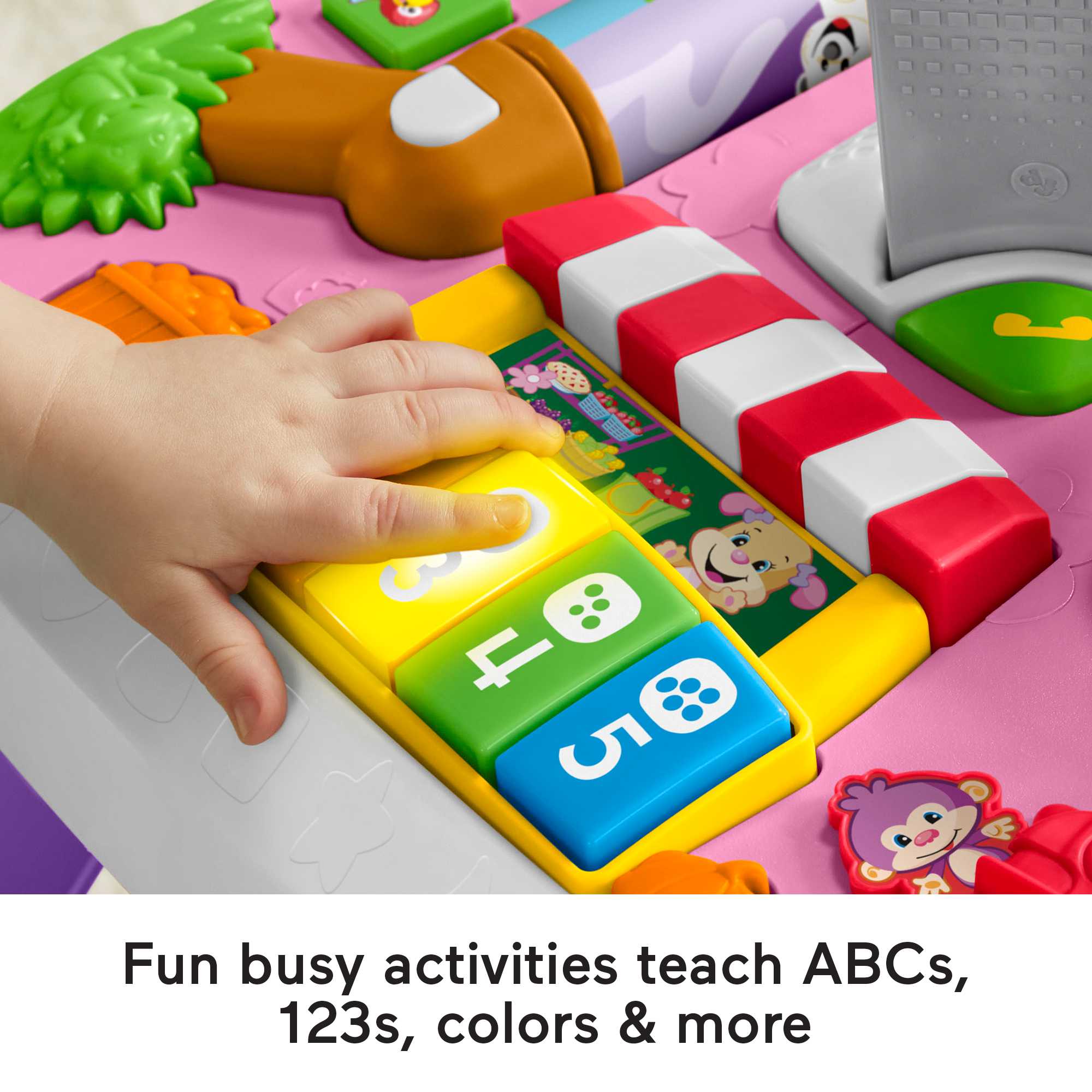 Laugh & Learn Around the Town Learning Table, Pink Interactive Baby Toy