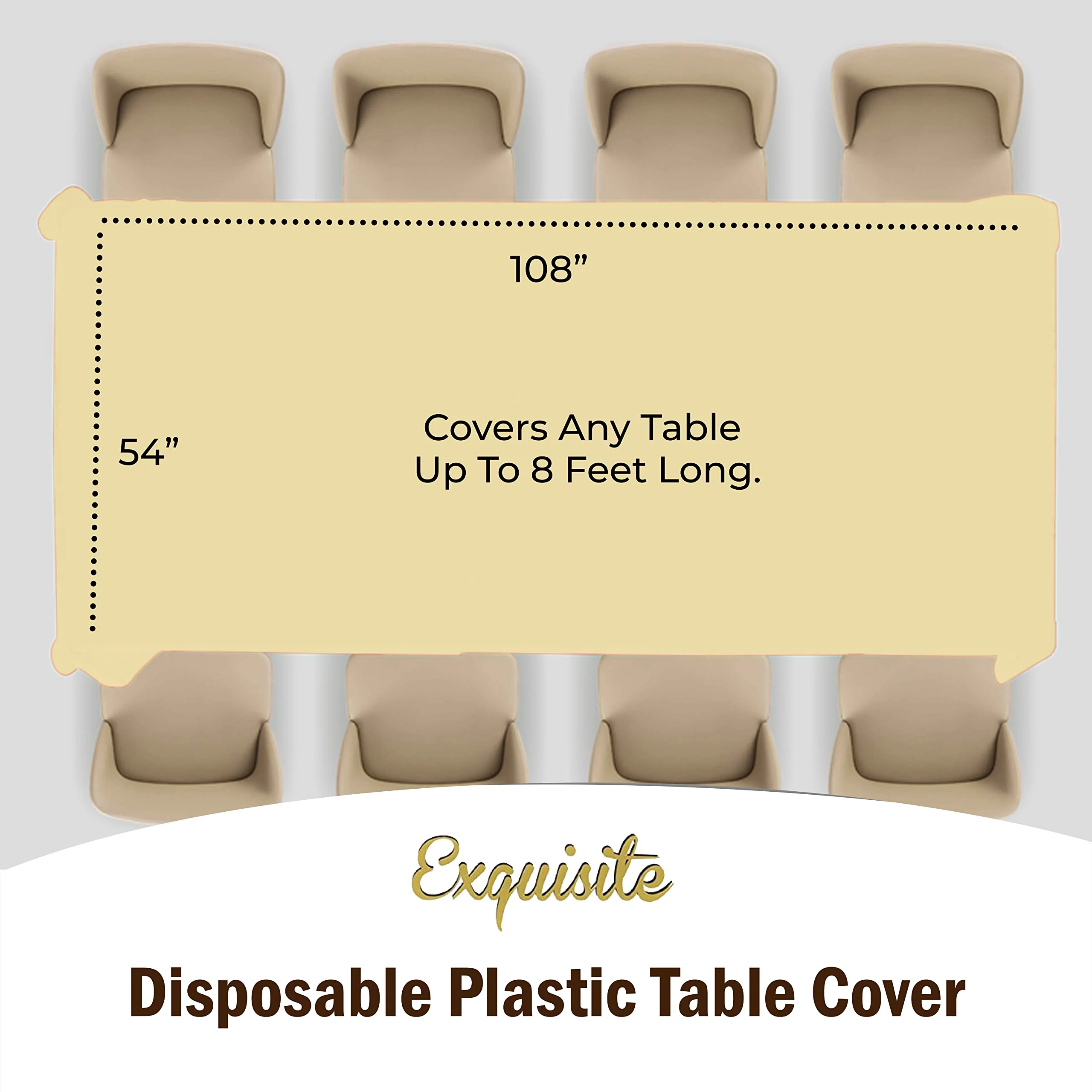 Light Yellow Table Cover