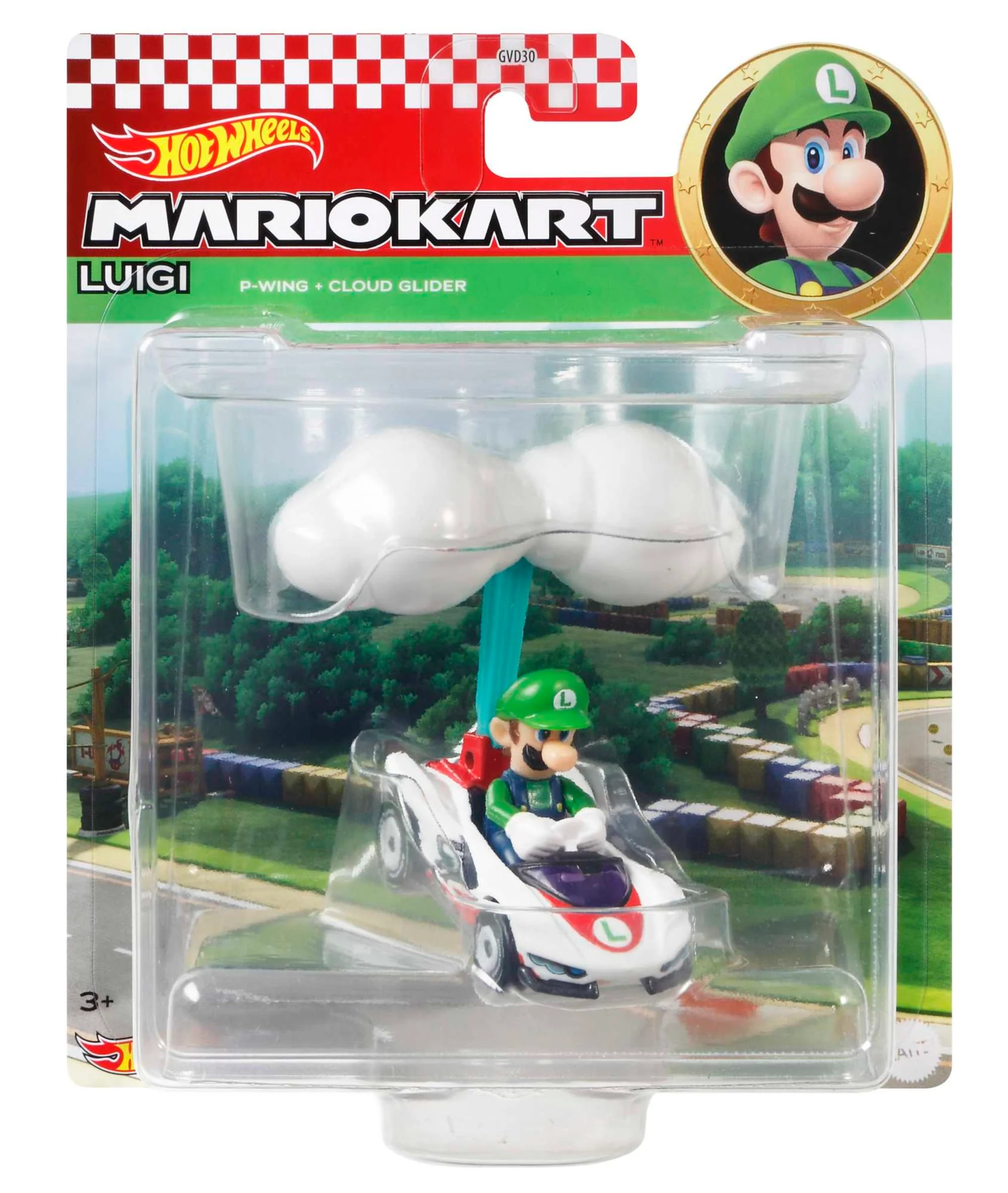 Hot Wheels?Mario Kart Luigi P-Wing And Cloud Glider