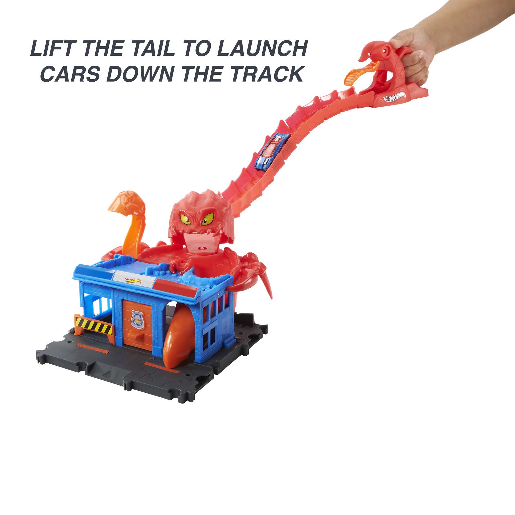 Hot Wheels City Scorpion Flex Attack With 1 Toy Car, Gift For Kids