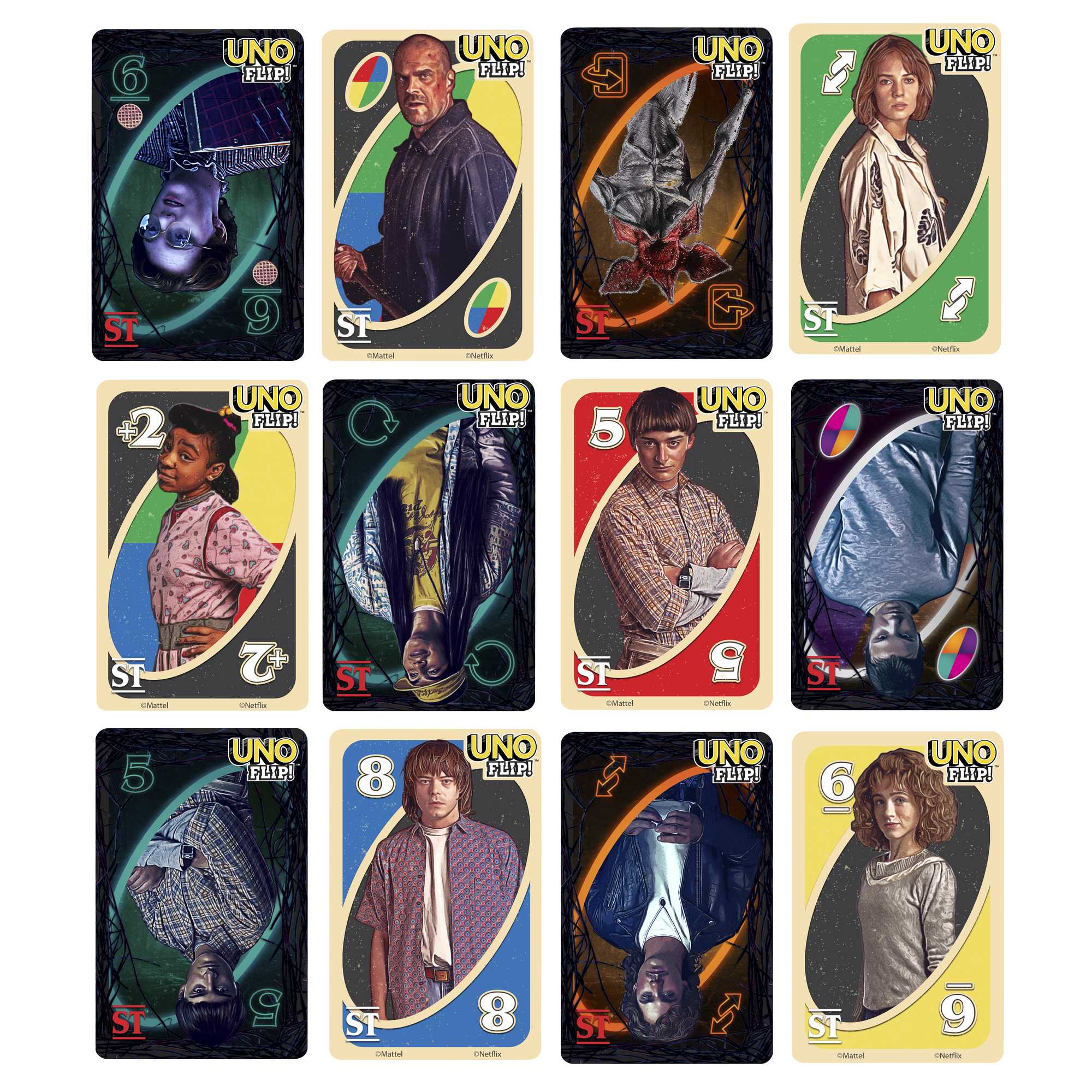 UNO Flip! Stranger Things Card Game