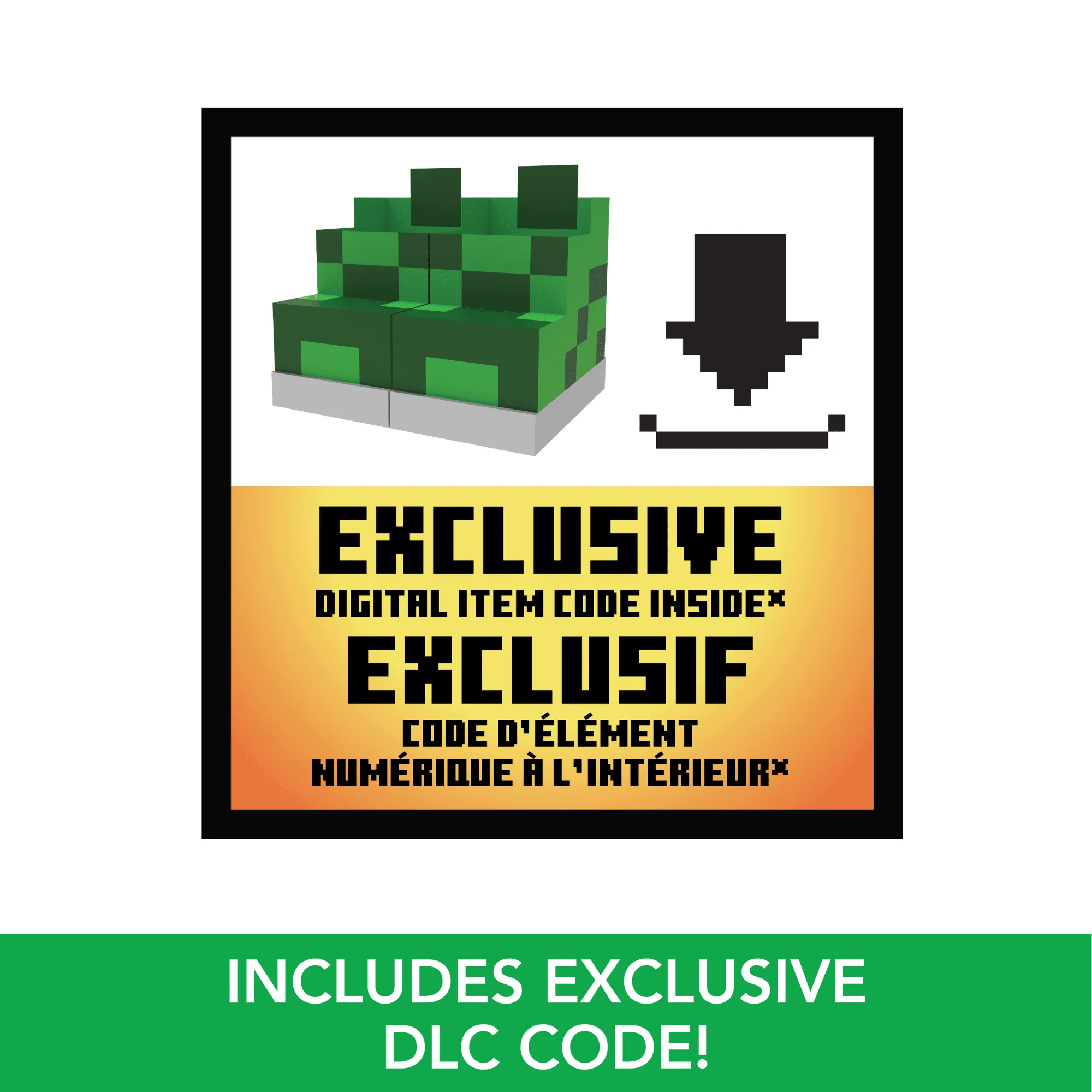 Minecraft Exploding RC Creeper, Lights & Sounds, 10 Explosion Particles & Dlc Code