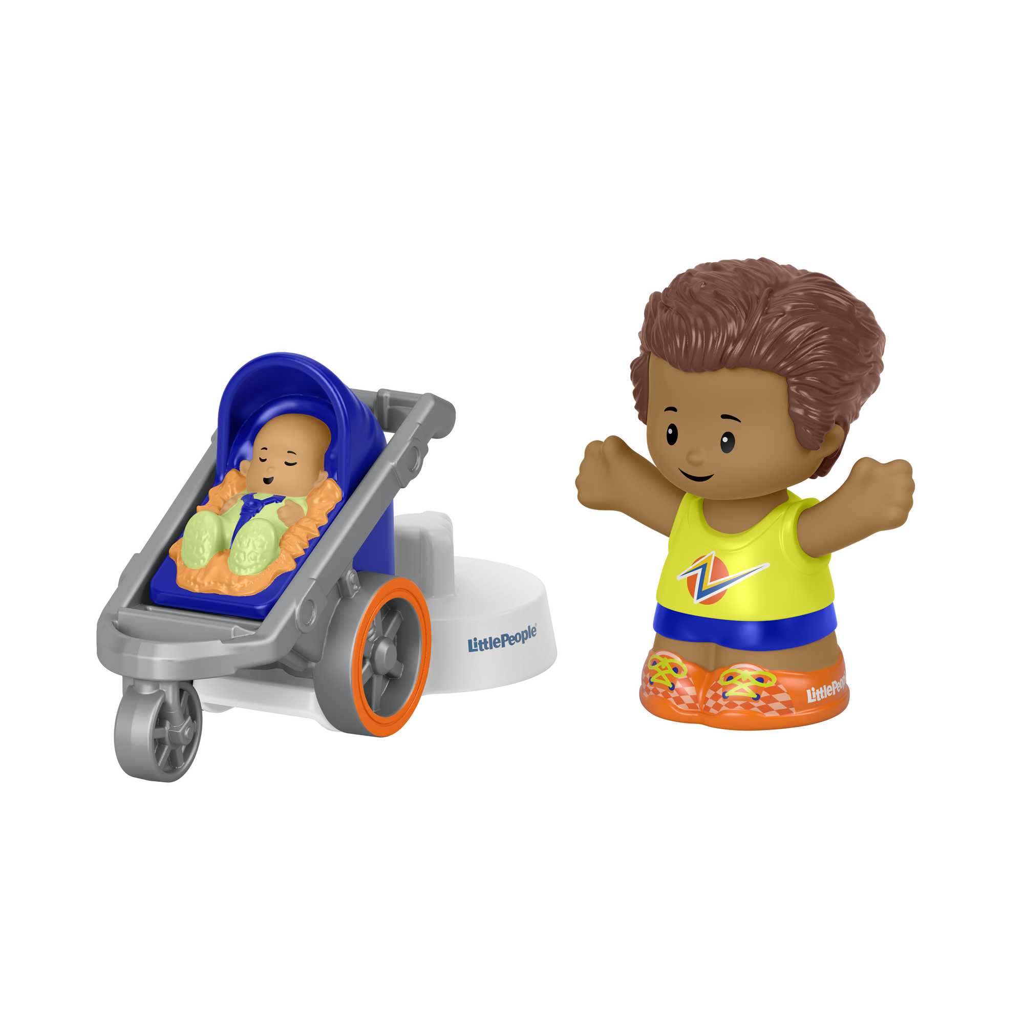 Fisher-Price Little People Jogger And Jogging Stroller