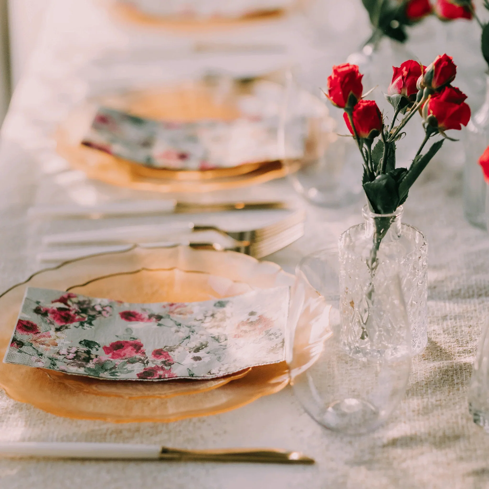 Bouquet Dinner Napkin | 20 Count