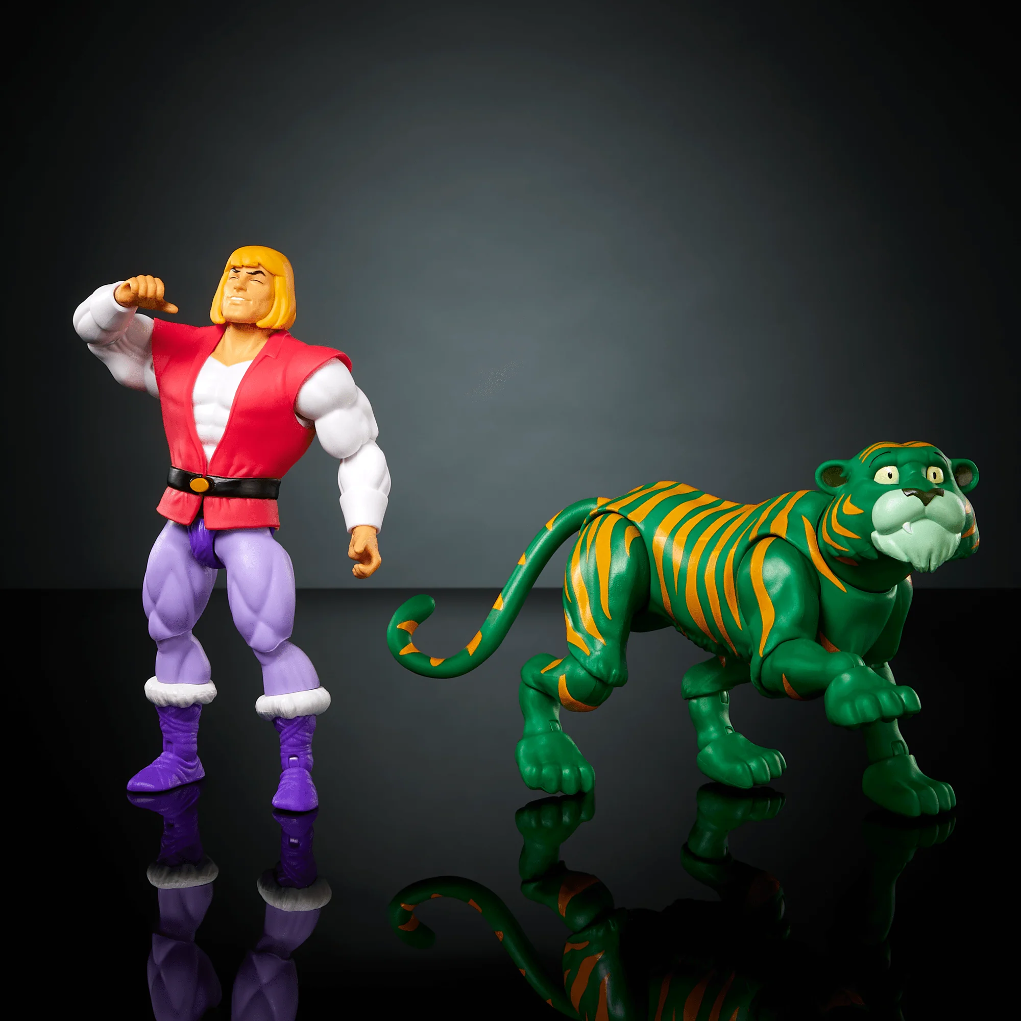 Masters Of The Universe Origins Cartoon Collection Prince Adam And Cringer Action Figure Motu Toys