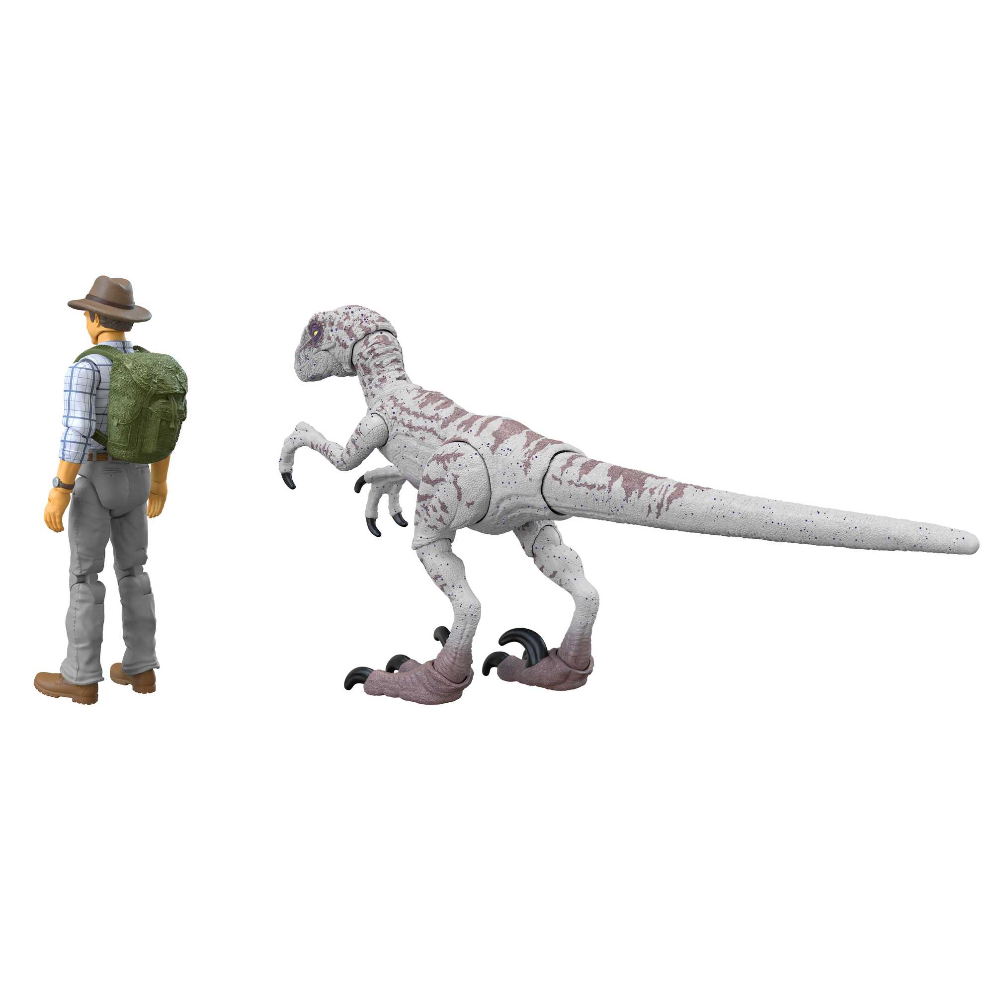 Jurassic World Toys Dr Grant & Raptor Figures Hammond Collection