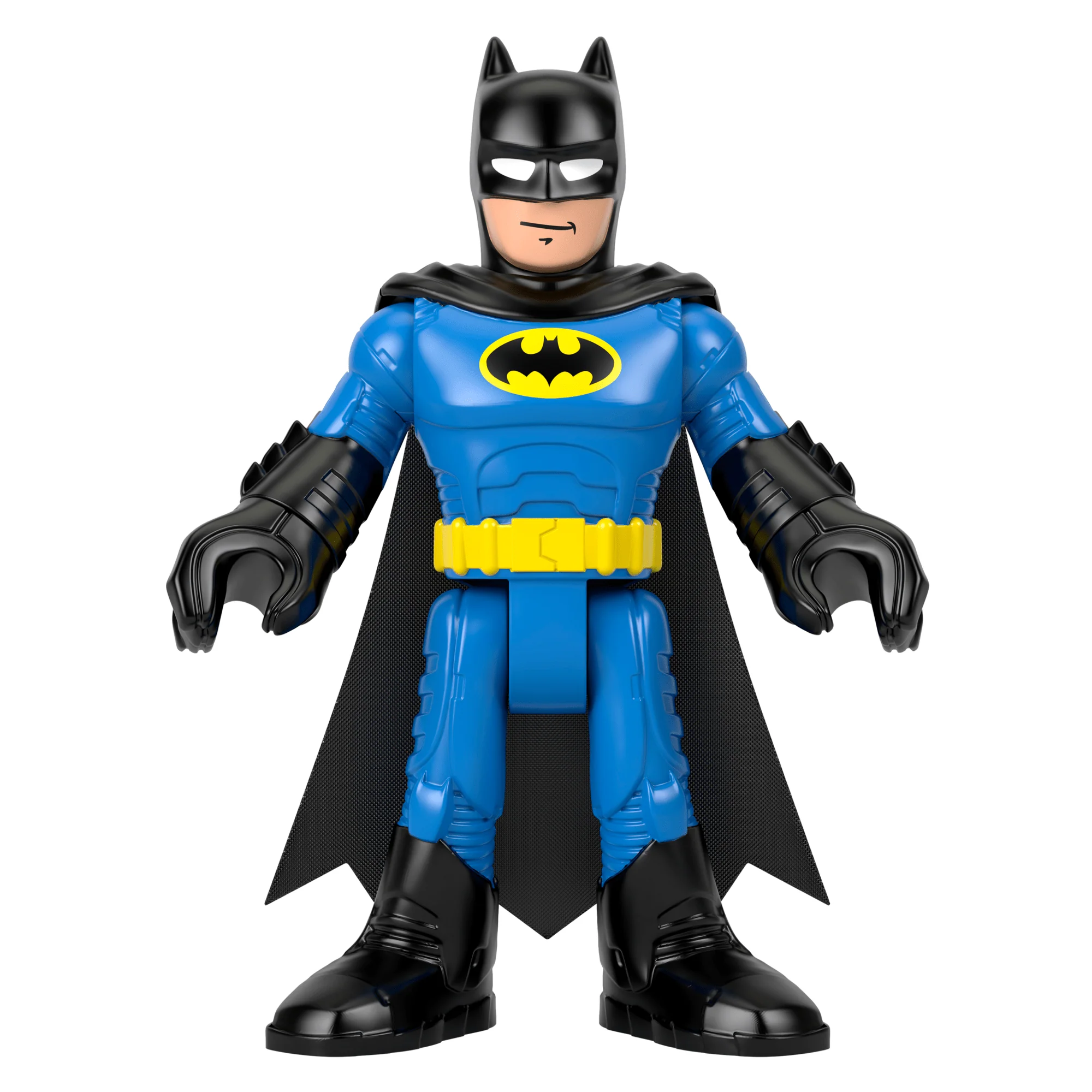 Imaginext DC Super Friends Batman XL Figure 10-Inch Poseable Preschool Toy, Black & Blue