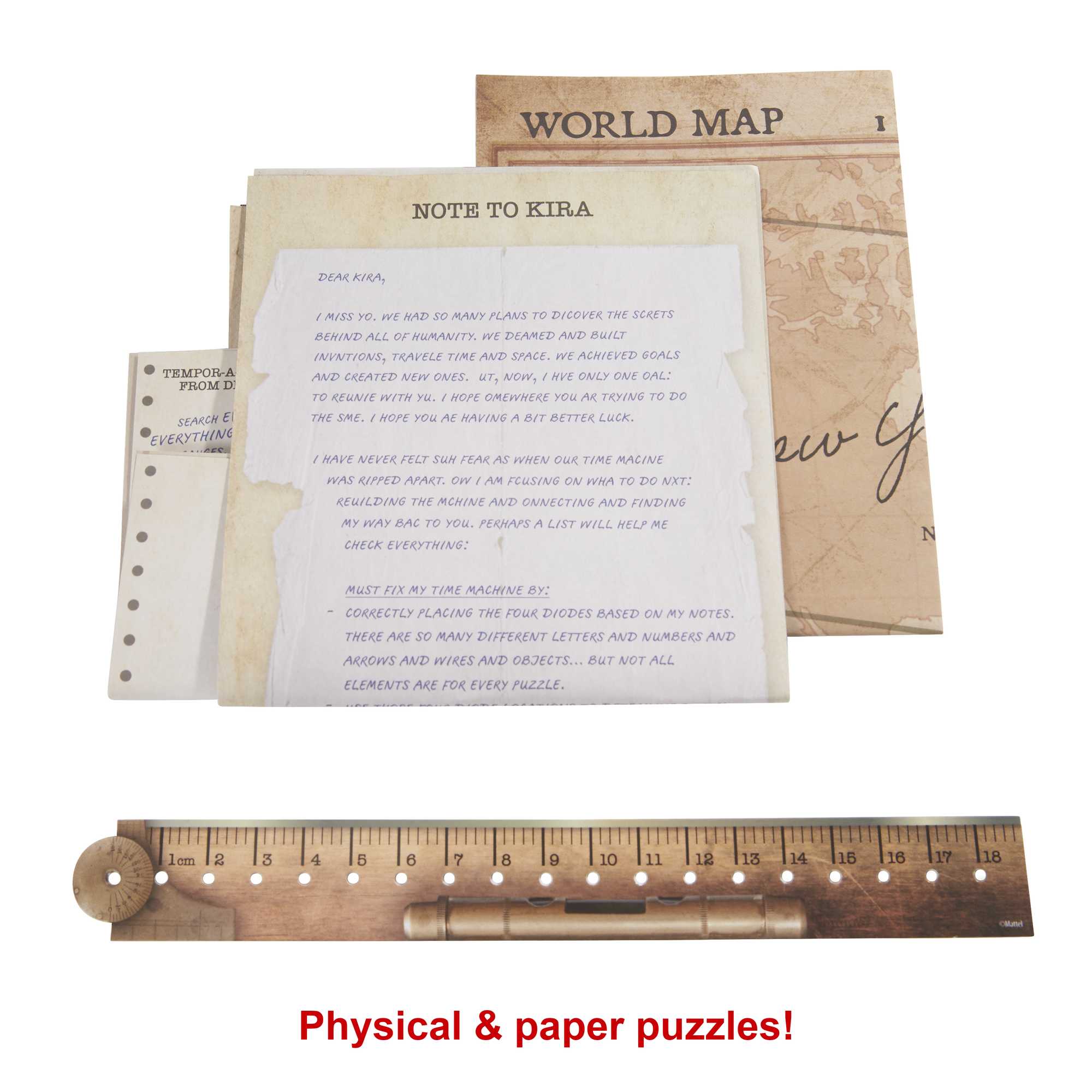 Escape Room in A Box: Time Drifters Isabel's Story Party Game For 13 Year Olds & Up