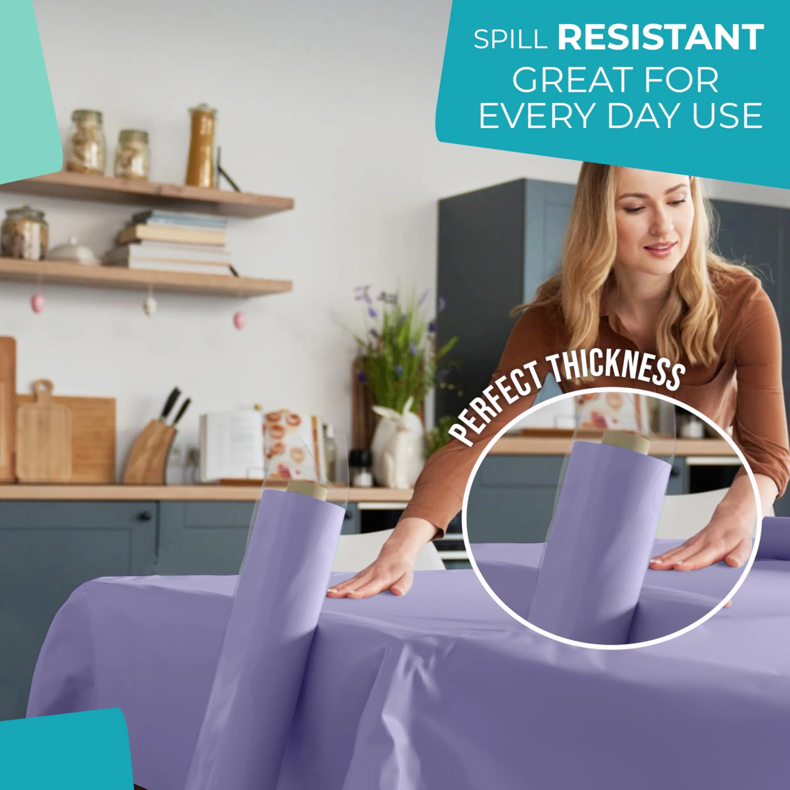 40 In. x 300 Ft. Premium Lavender Table Roll