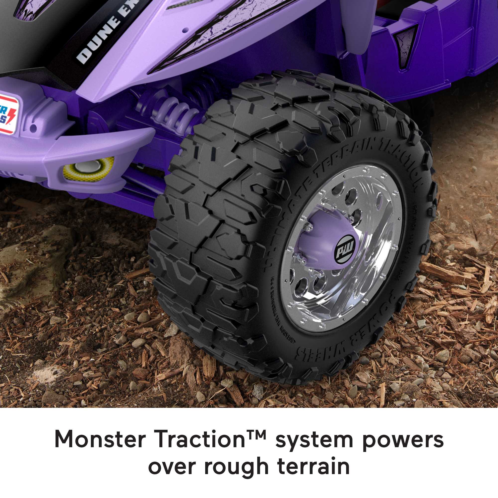 Power Wheels Dune Racer Extreme Ride-On Vehicle - Purple