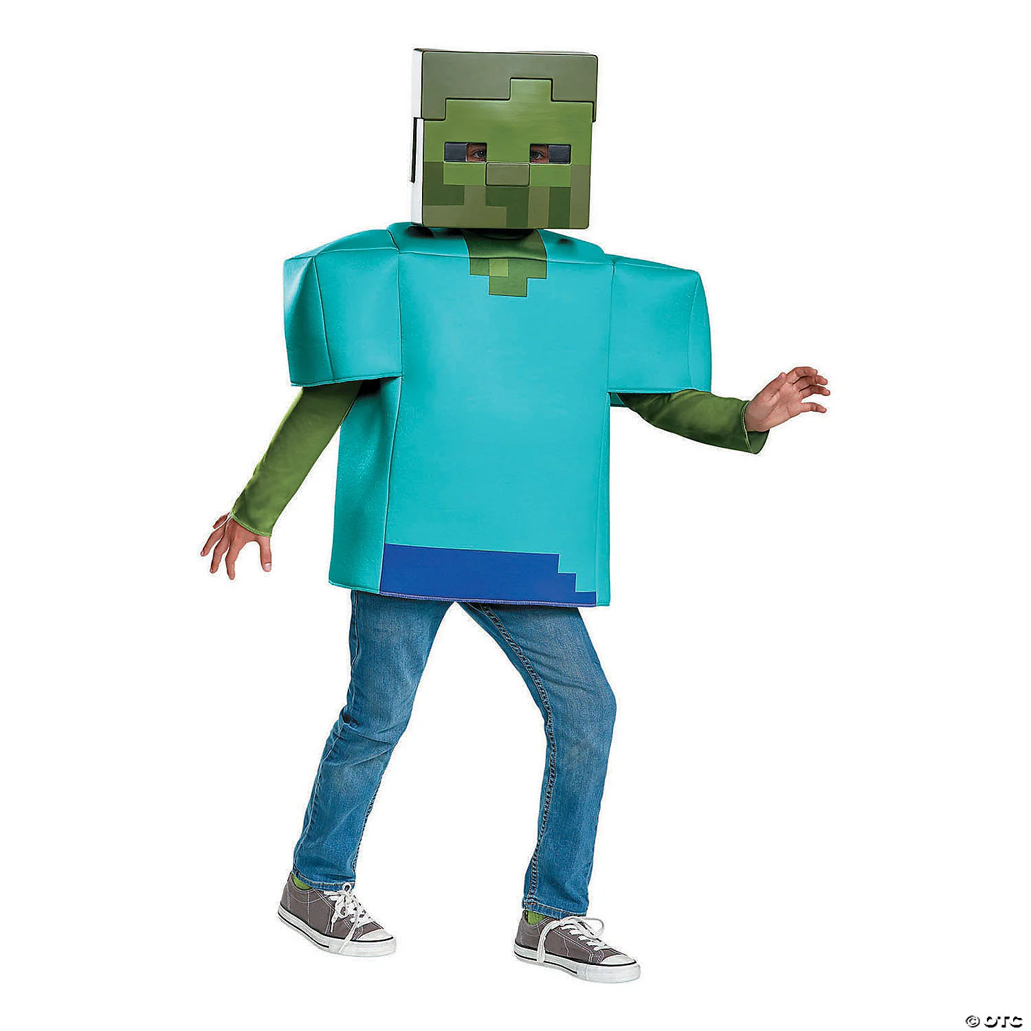Kid��s Classic Minecraft Zombie Halloween Costume - Large