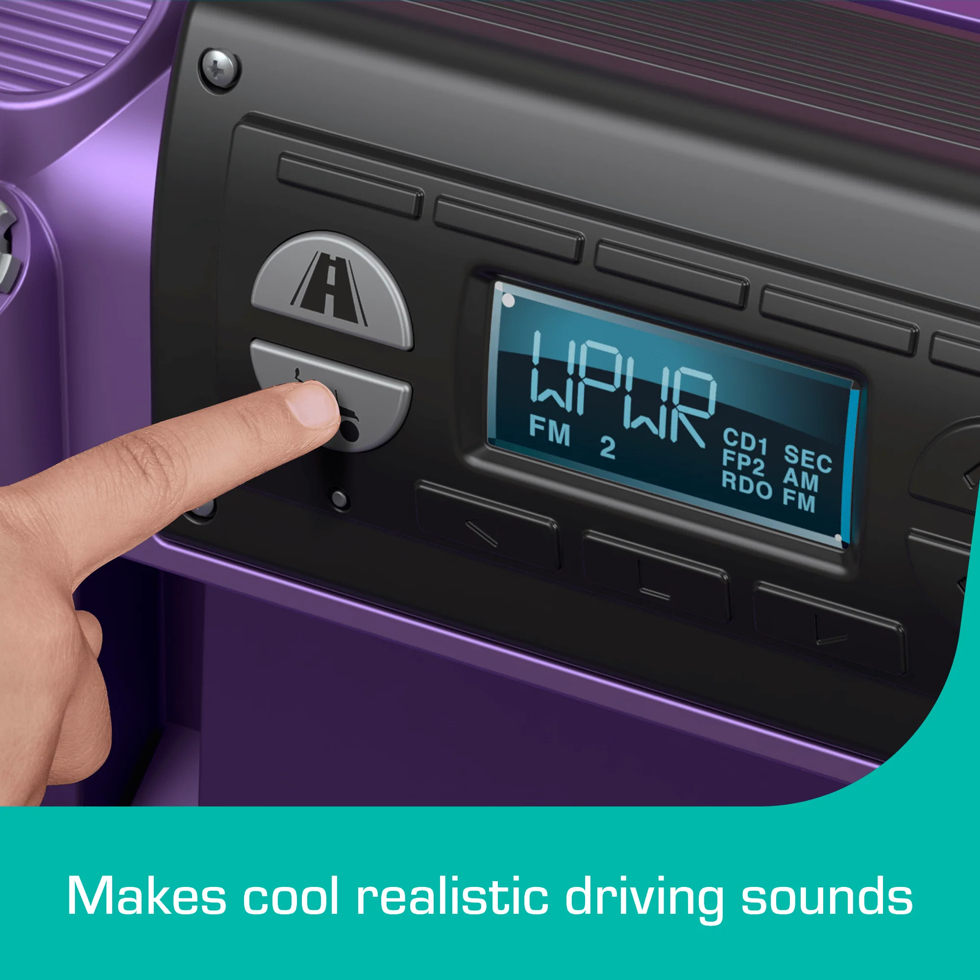 Power Wheels Gabby's Dollhouse Jeep Wrangler Battery-Powered Ride-On Toy Vehicle With Sounds