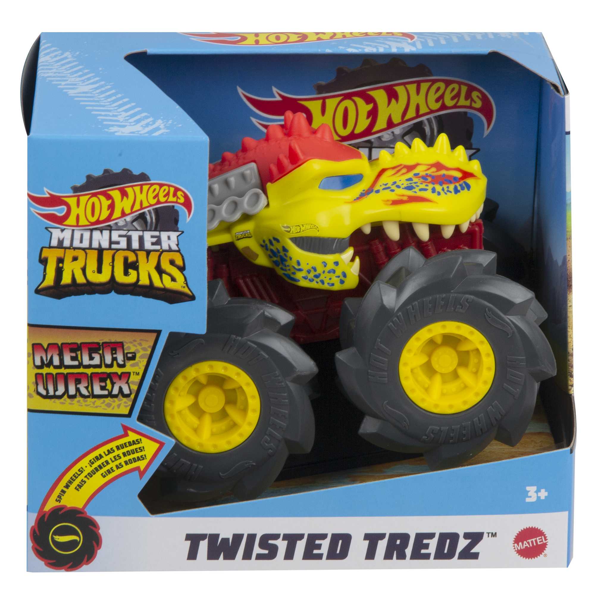 Hot Wheels? 1:43 Monster Trucks Rev Tredz? Trucks - Zombie Wrex
