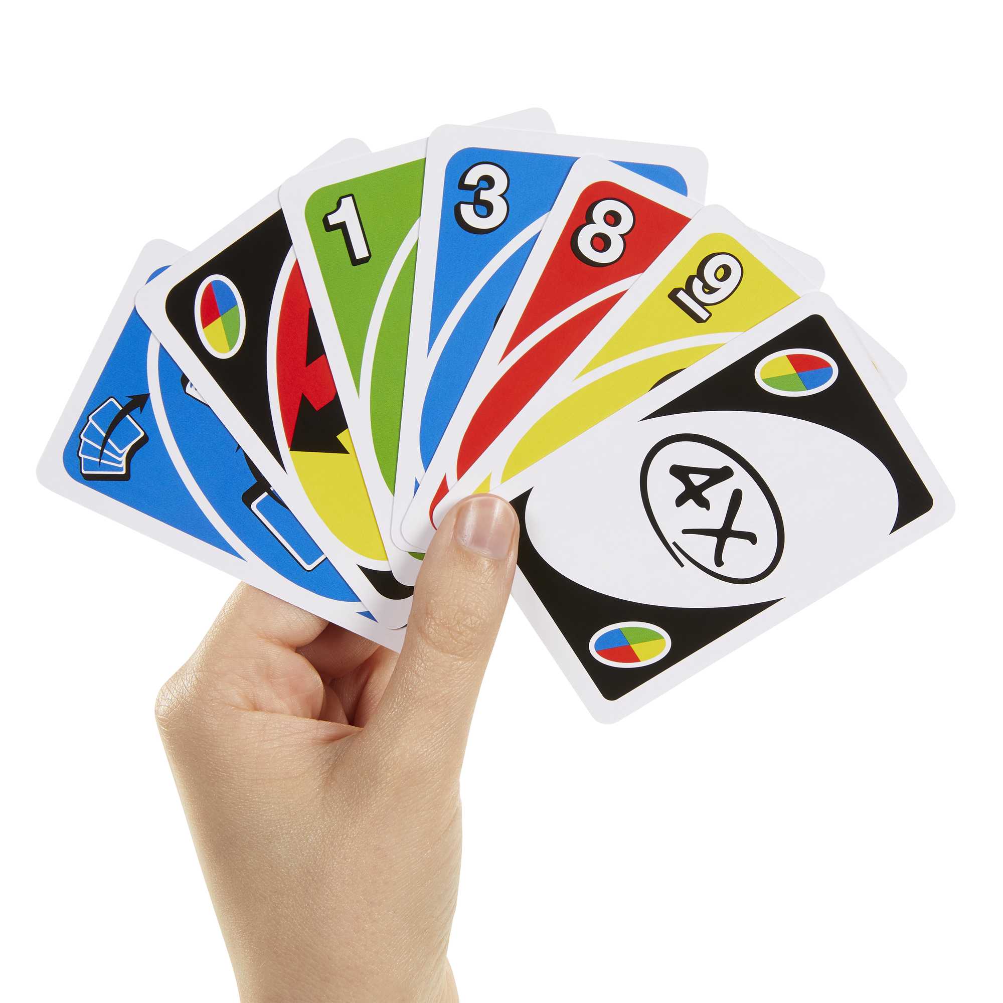 UNO Attack MEGA Hit Card Game For Kids, Adults And Family Night, Card Blaster