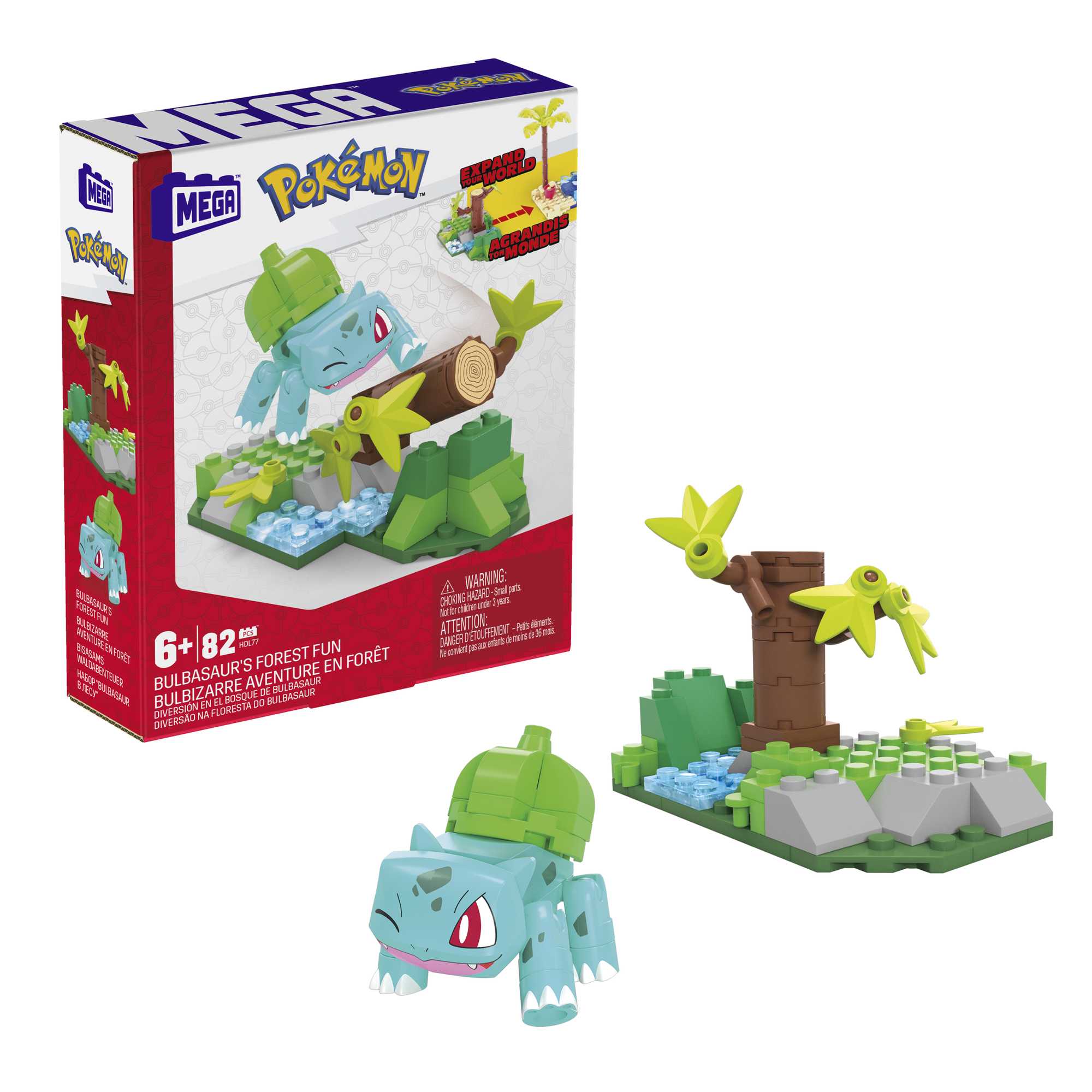 MEGA Pok��mon Building Toy Kits With Poseable Action Figures And Environments For Kids