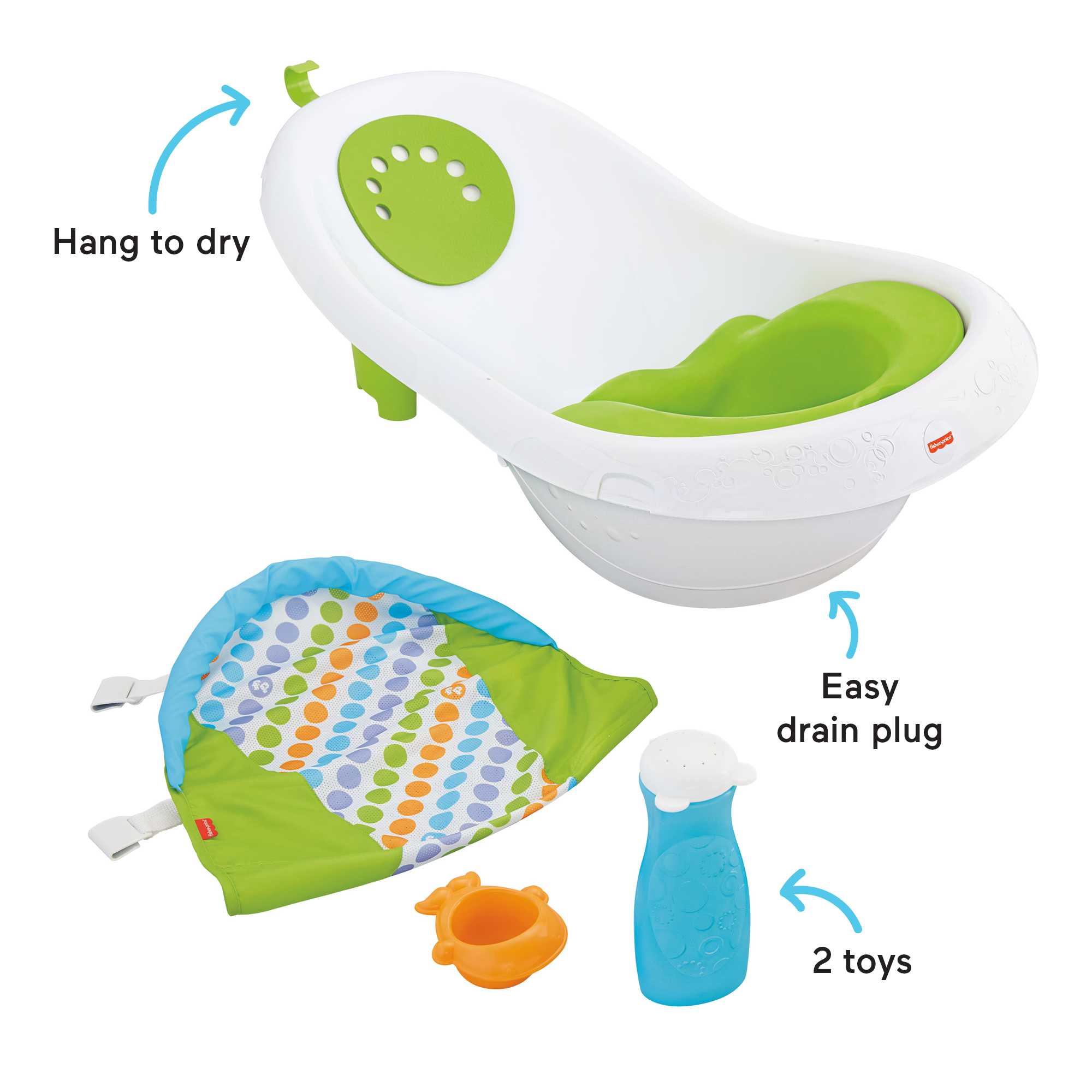 Fisher-Price 4-in-1 Sling 'n Seat Tub