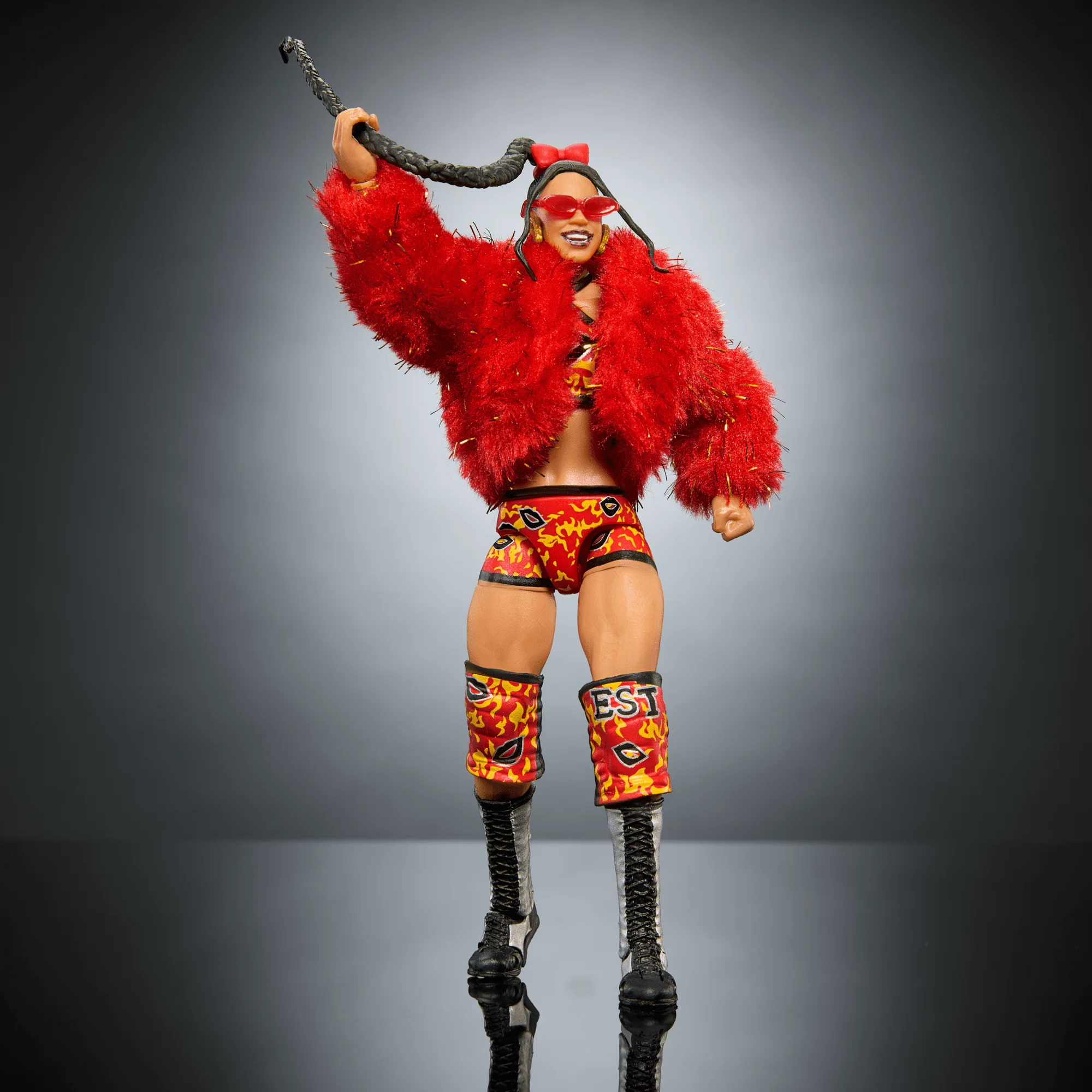WWE Ultimate Edition Bianca Belair Action Figure & Accessories Set, 6-inch Collectible, 30 Articulation Points