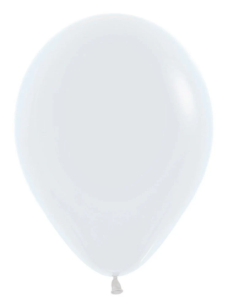 11 inch Sempertex Fashion White Latex Balloons 100ct