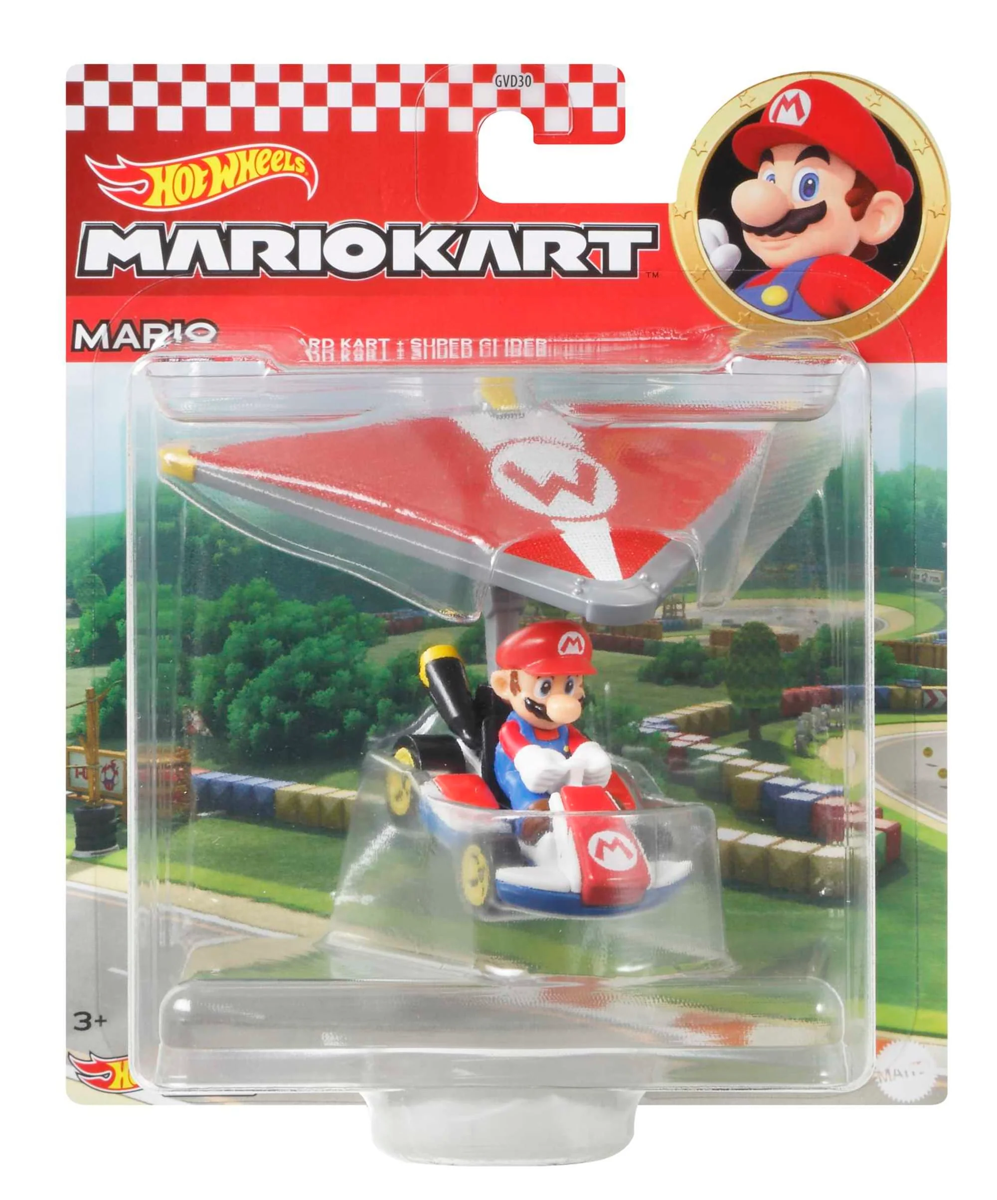 Hot Wheels?Mario Kart Mario Standart Kart And Super Glider