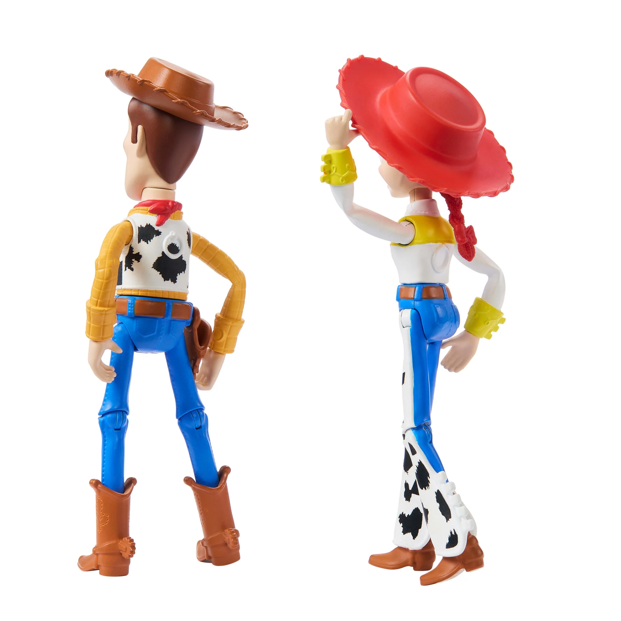 Disney And Pixar Woody & Jessie Action Figure Pack, 7-Inch Scale Posable Authentic Character Dolls