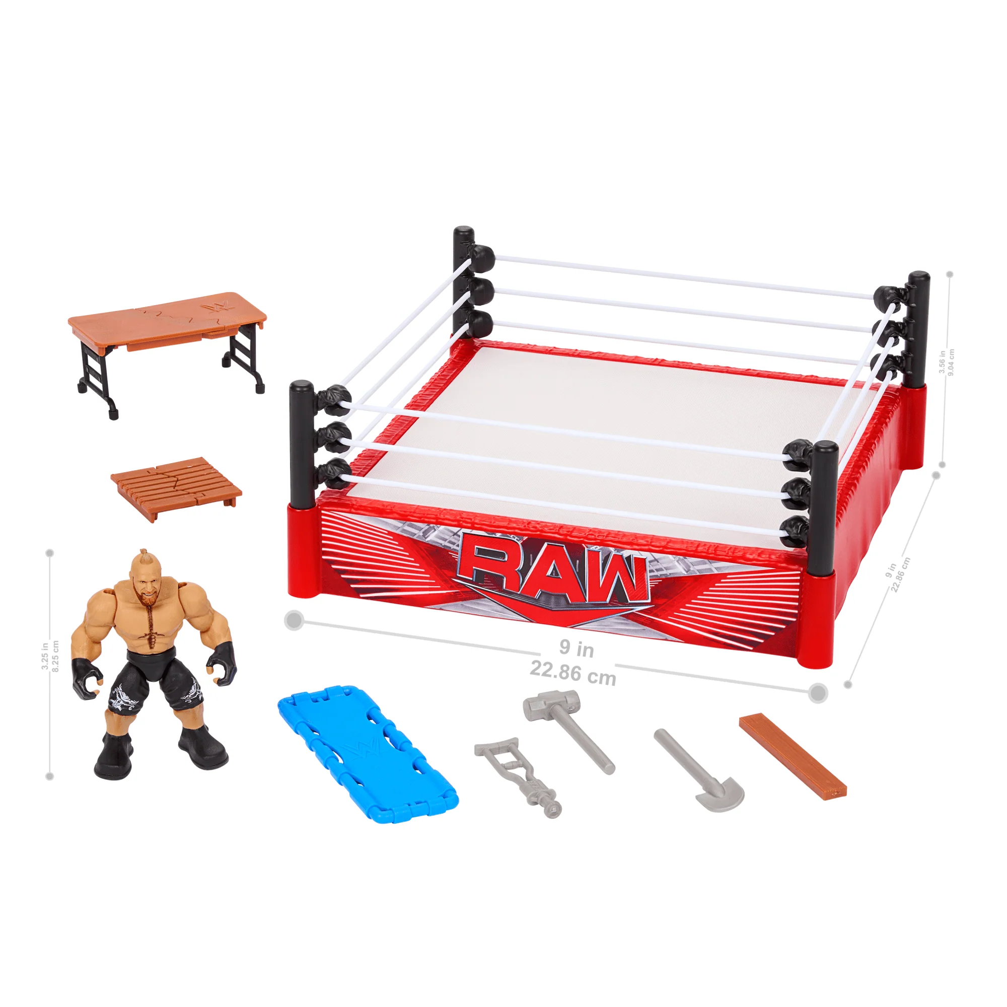WWE Action Figure Playset Knuckle Crunchers Rebound Ring
