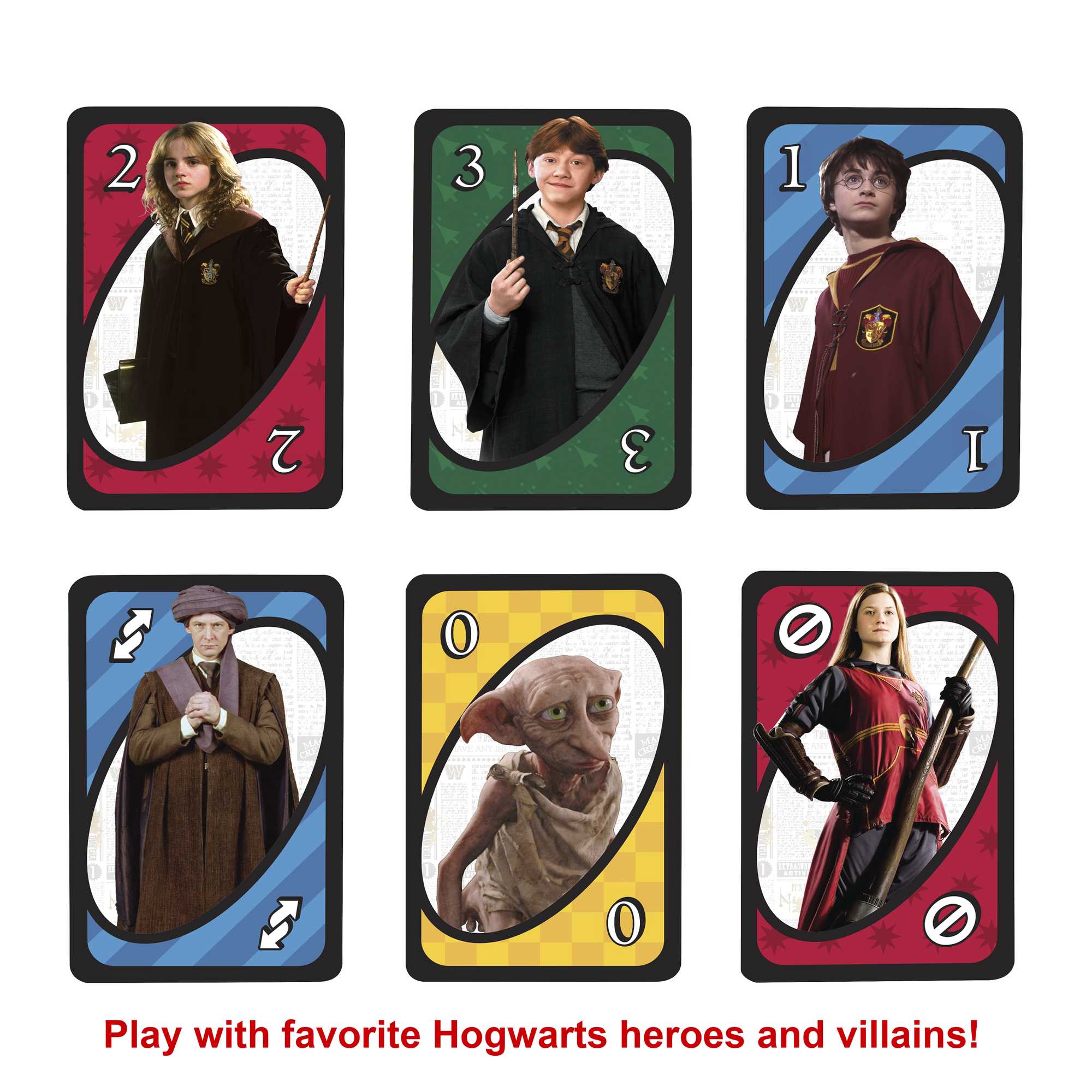UNO Harry Potter Card Game For Kids, Adults And Game Night Based On The Popular Series