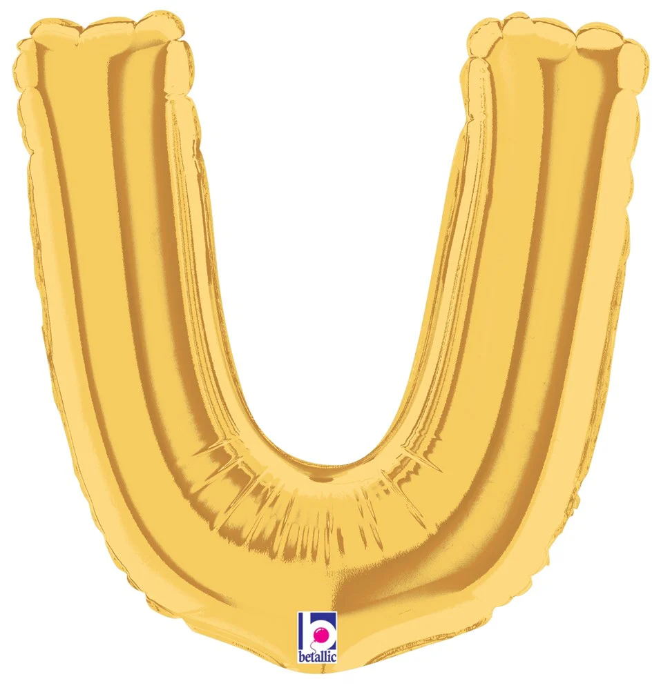 Betallic U Gold 7 inch Air-Filled Shape 1ct