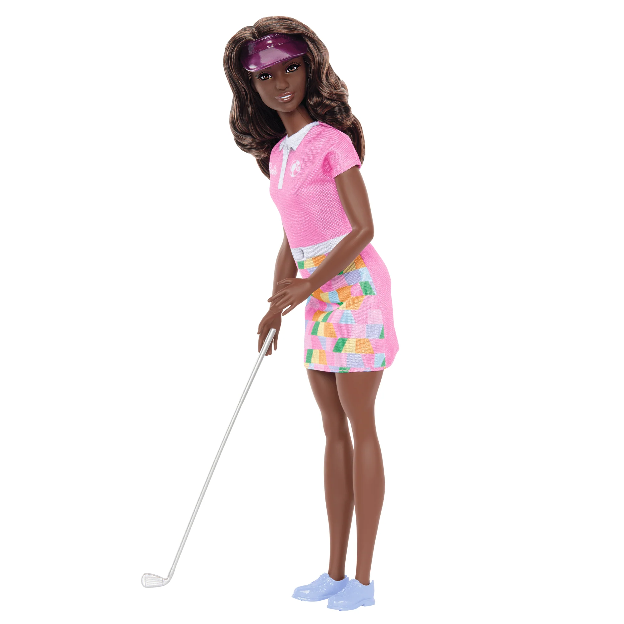 Barbie Golfer Fashion Doll in Golf Uniform, includes Visor & Golf Club Accessories
