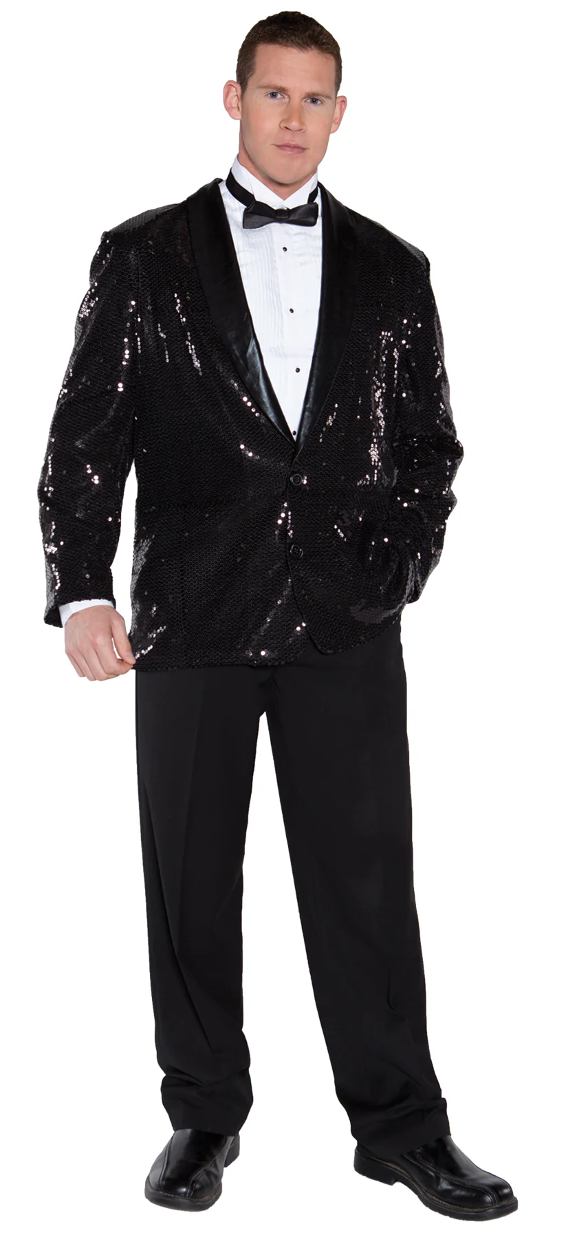 Black Sequin Evening Jacket
