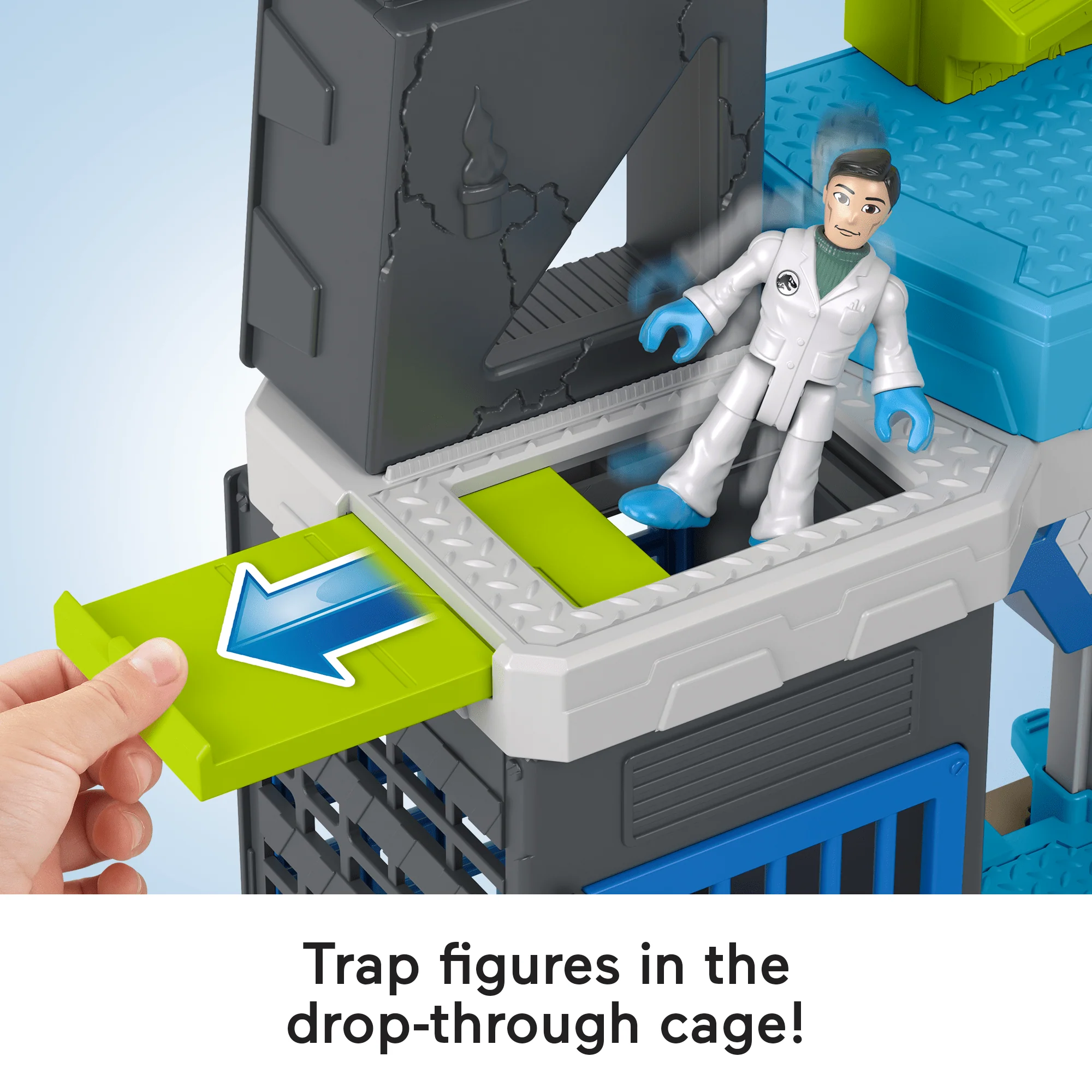 Imaginext Jurassic World Scan & Glow Dino Playset With Lights Sounds & Dinosaur Toys