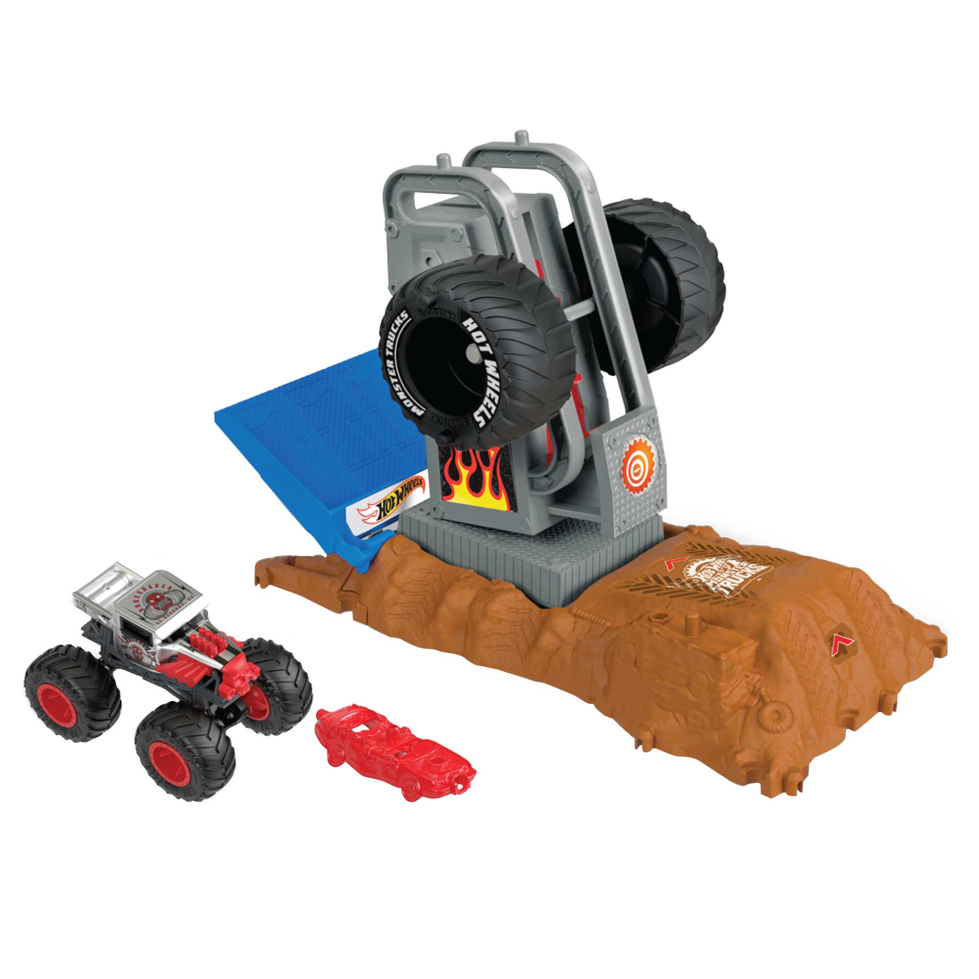 Hw Mt Arena Smashers Bone Shaker Coffret D��fi Presse �� Pneus