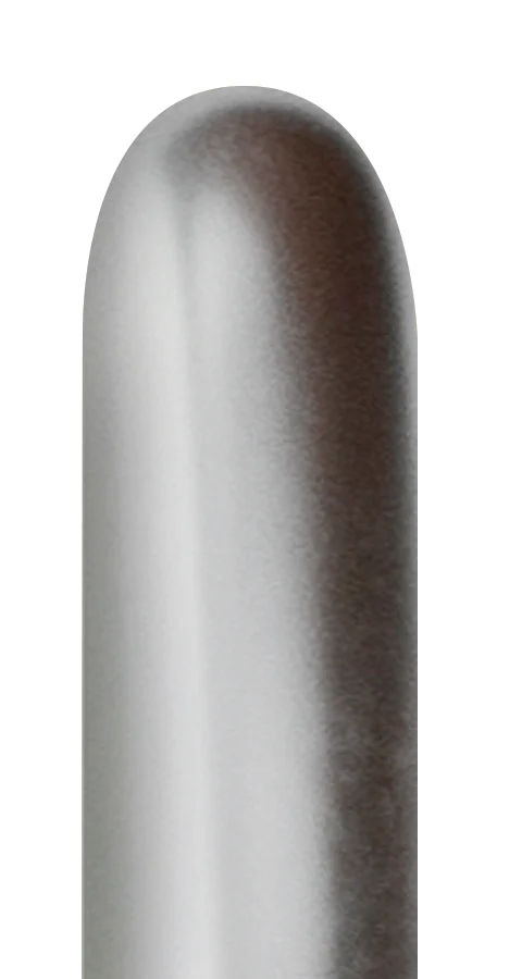 260 Sempertex Reflex Silver Latex Balloon 50ct