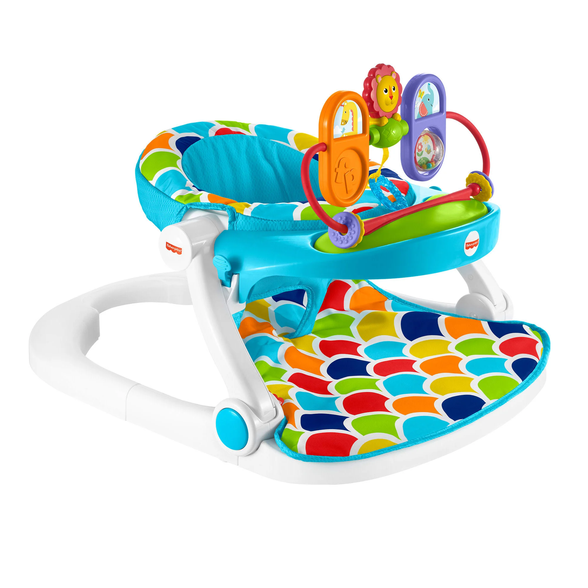 Fisher-Price Deluxe Sit-Me-Up Floor Seat With Toy Tray