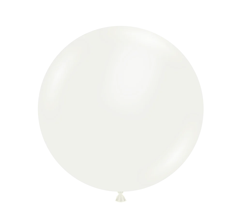 Tuftex White 24 inch Latex Balloons 1ct