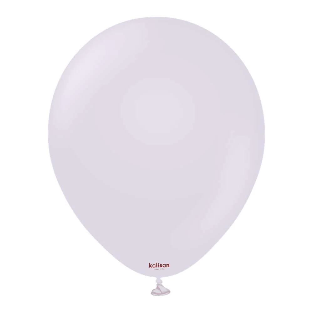 12 inch Kalisan Macaron Lilac Latex Balloons 100ct