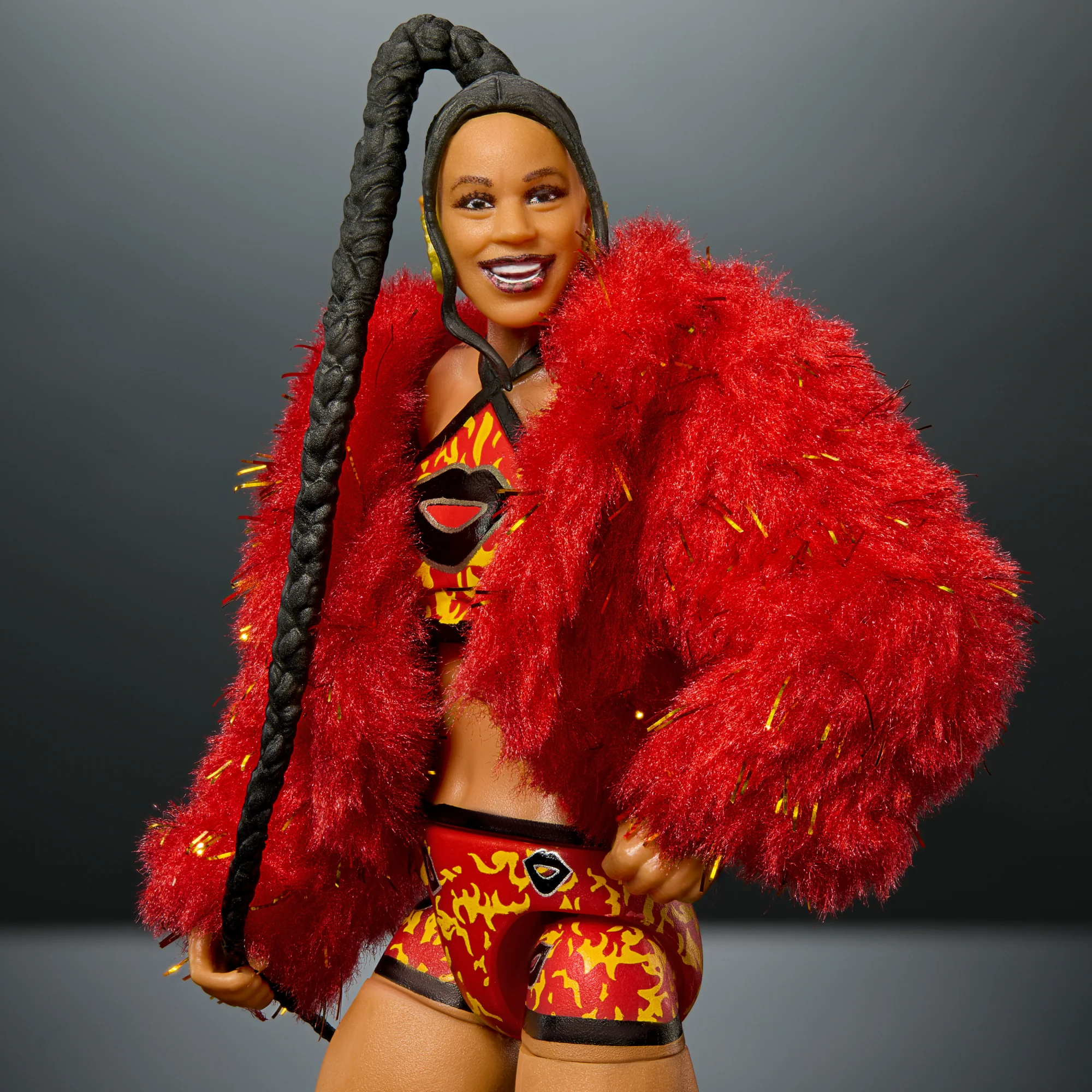 WWE Ultimate Edition Bianca Belair Action Figure & Accessories Set, 6-inch Collectible, 30 Articulation Points