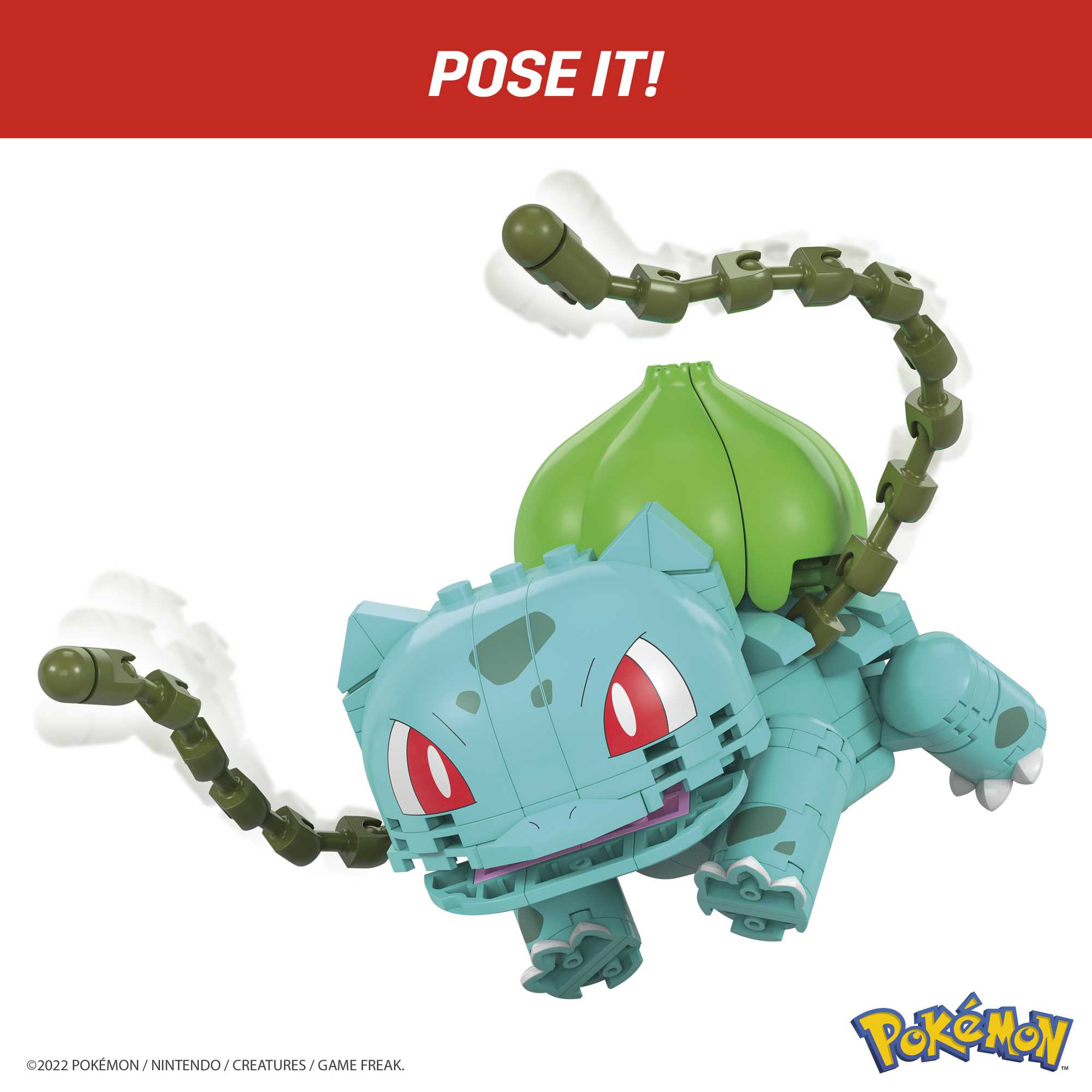 MEGA Pokemon Bulbasaur Construction Set, Building Toys For Kids