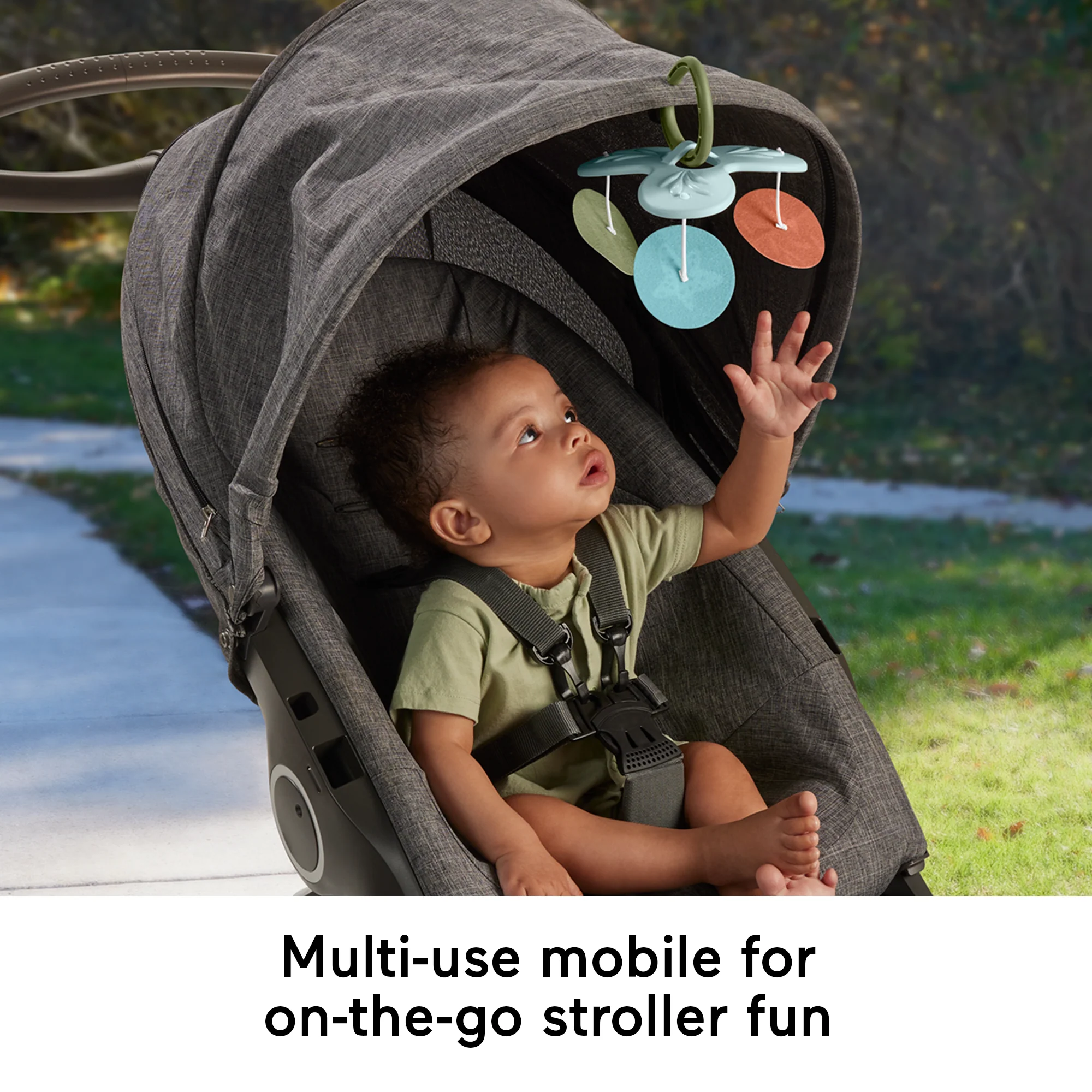 Fisher-Price Simply Senses Newborn Gym Baby Activity Mat With 6 Sensory Toys