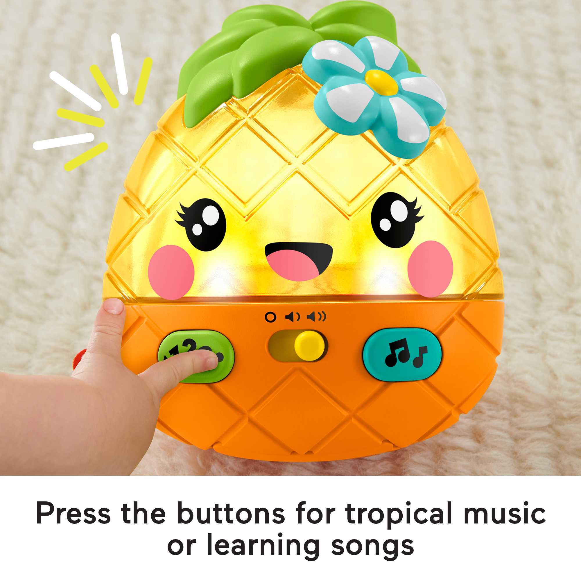 Fisher-Price Paradise Pals Magical Lights & Tunes Pineapple