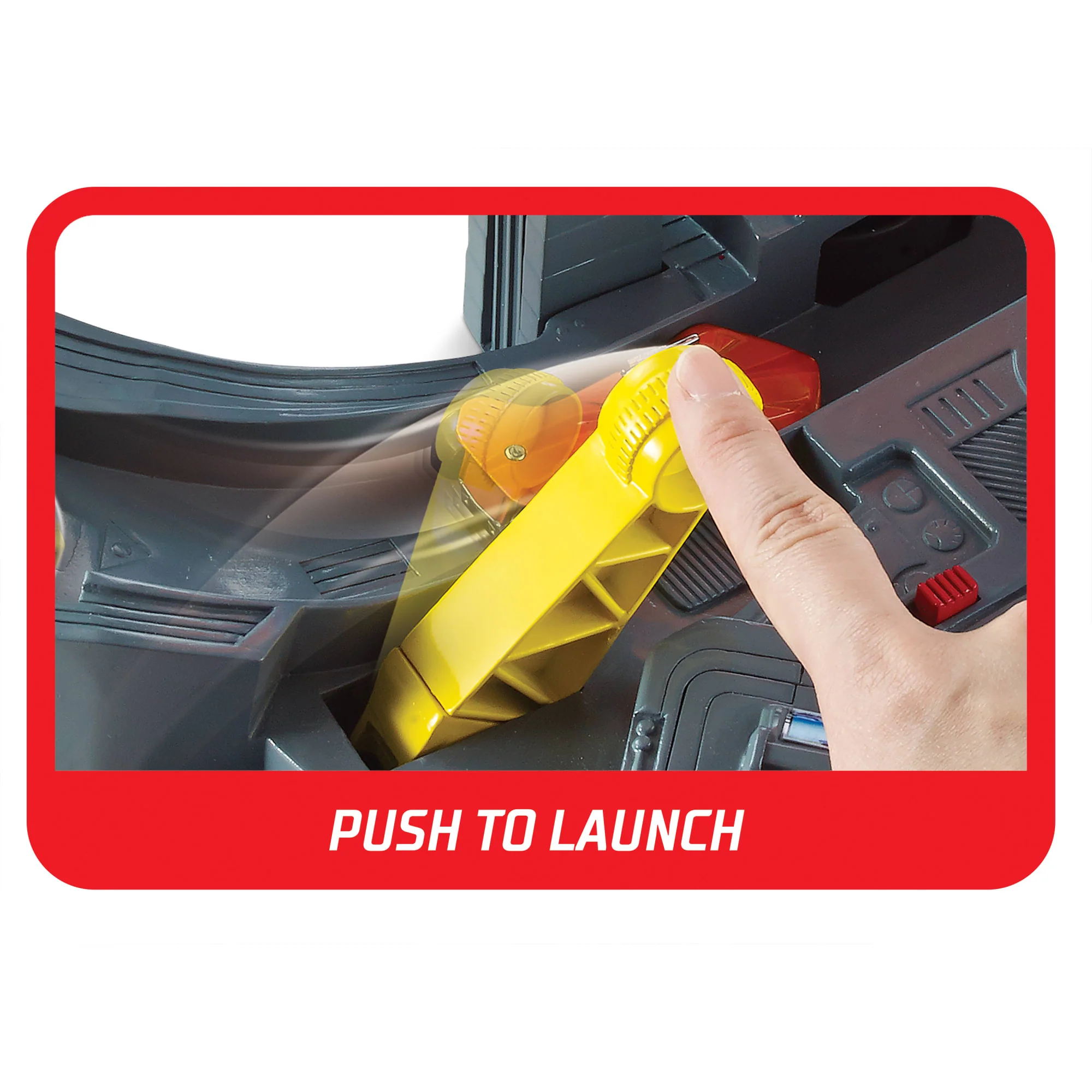 Hot Wheels Track Set With 1:64 Scale Toy Car, Motorized, Multi-Lane Racing And Crashing