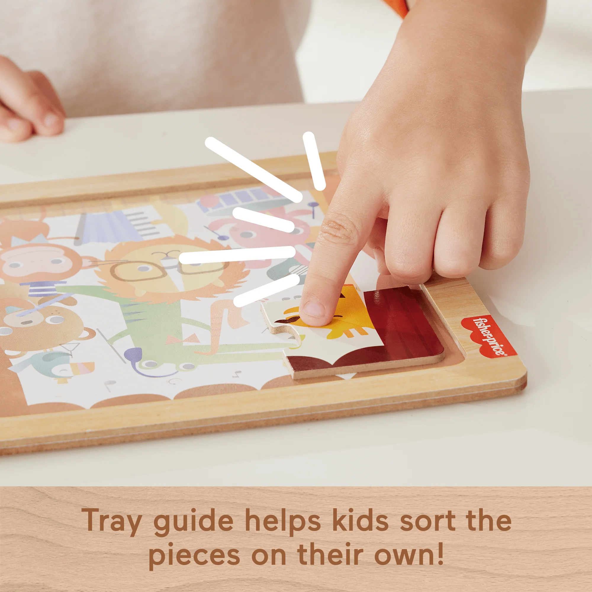 Fisher-Price Wooden Jigsaw Puzzle Collection For Toddlers & Preschool Kids, Style May Vary