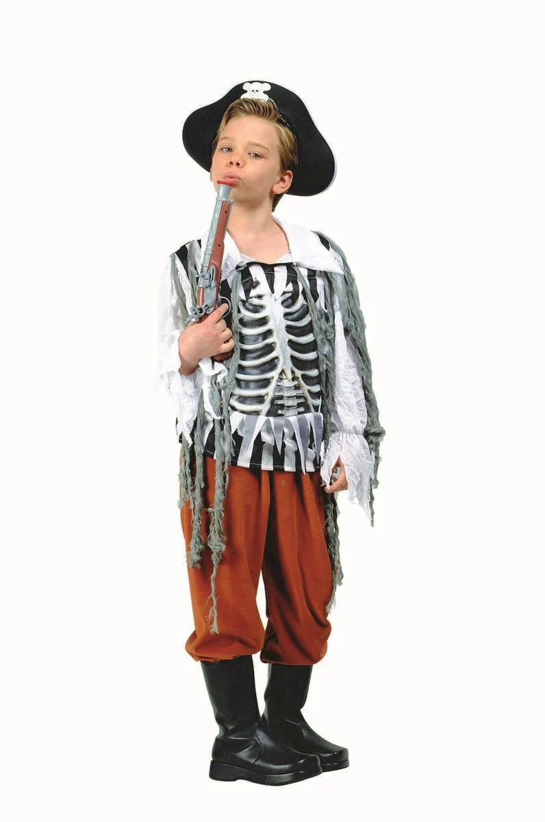 Skull Pirate 3-D Costume
