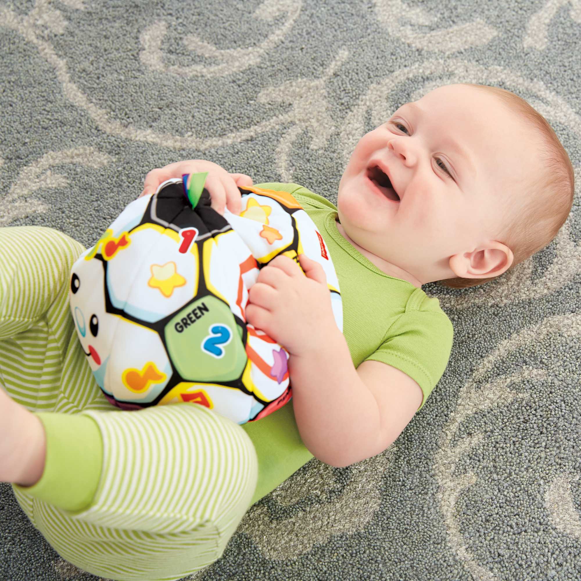 Fisher-Price Laugh & Learn Singin' Soccer Ball Plush Musical Learning Toy For Infant & Toddler