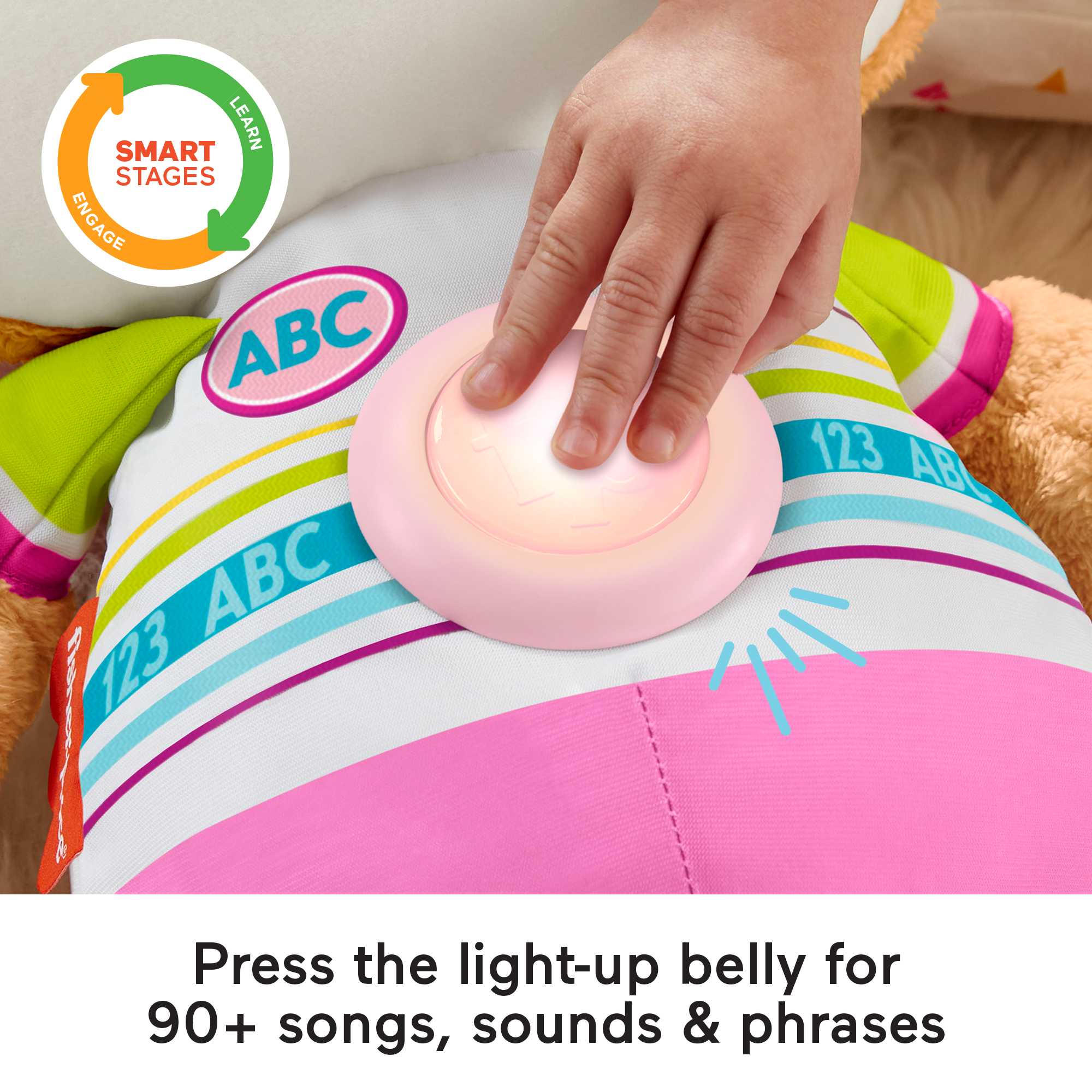 Fisher-Price Laugh & Learn So Big Sis, Large Musical Plush Learning Toy