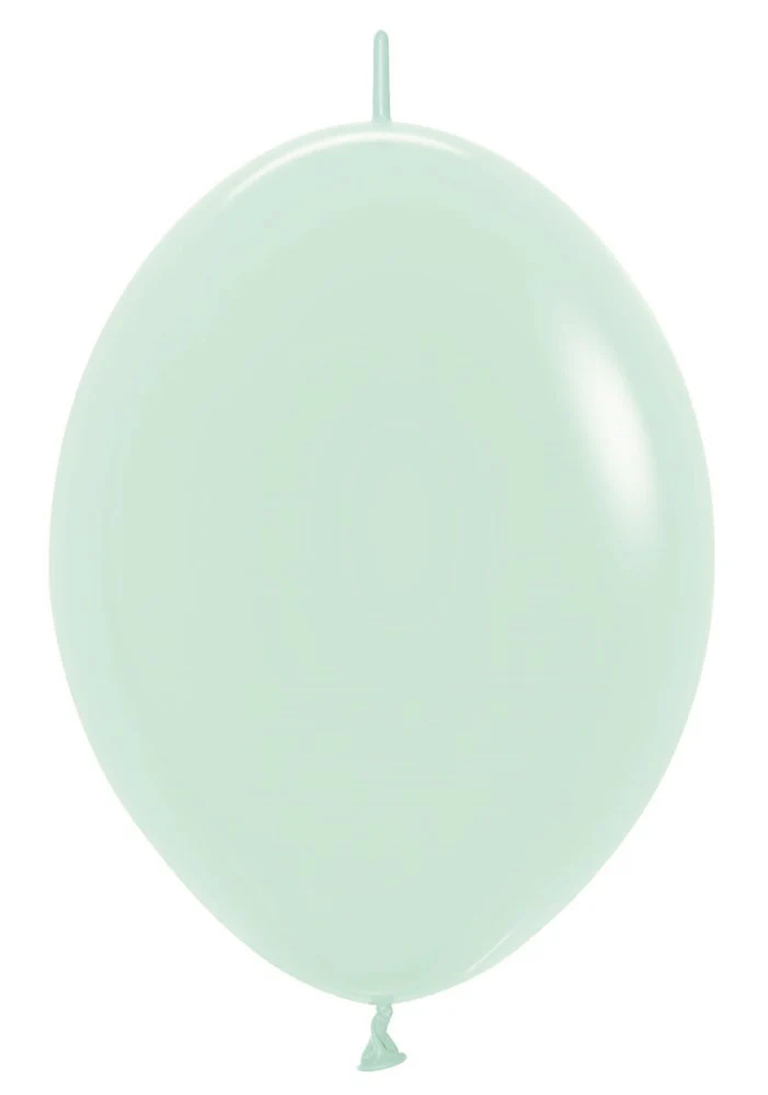 12 inch Sempertex Pastel Matte Green LINK-O-LOON 50ct
